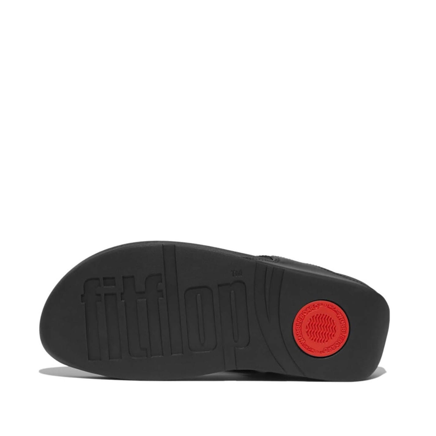 FitFlop Black 5716154 Lulu Bejewelled Trim Toe-Post Sandals - 5