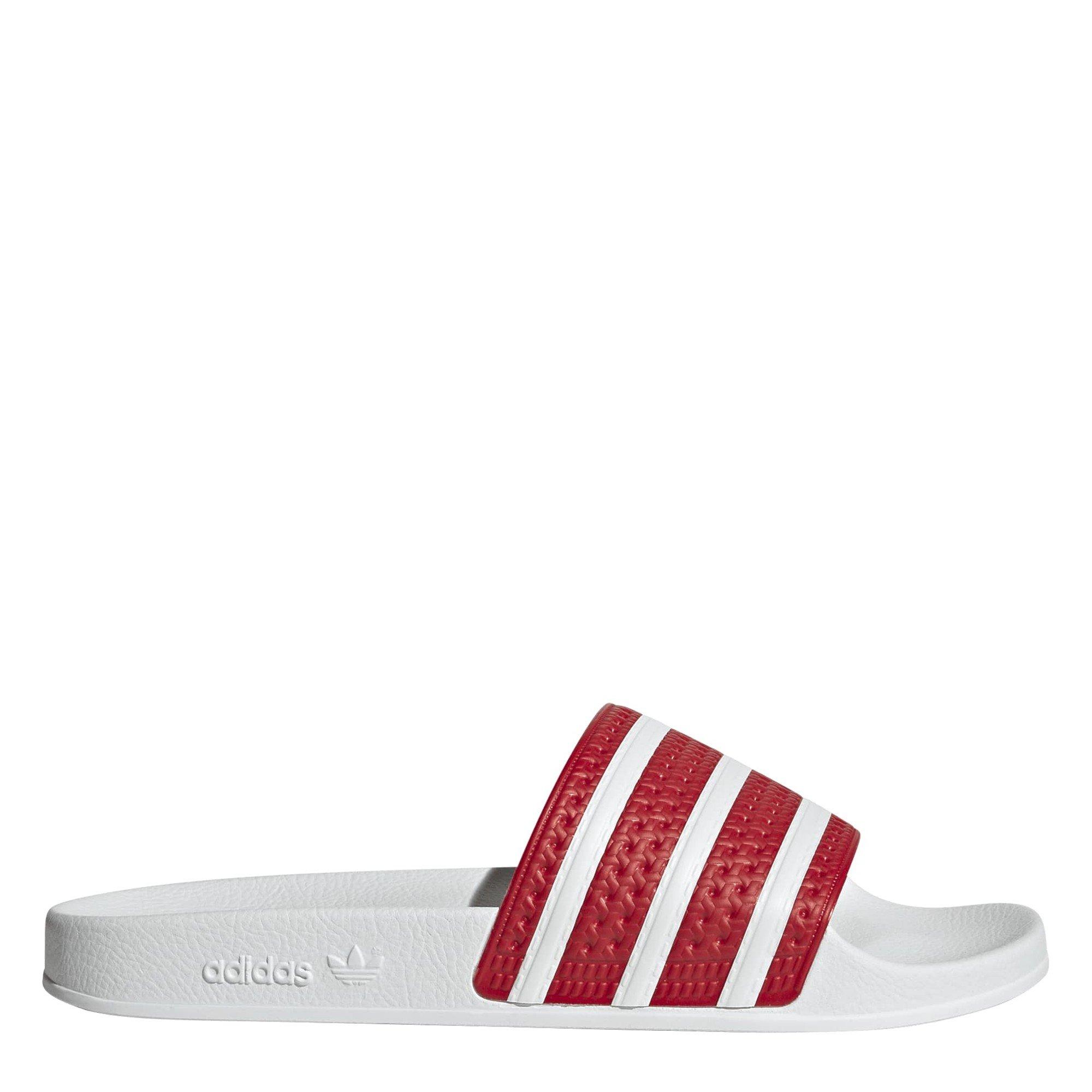 adidas Originals Red 1244634 Adilette Slide Sandals - 1