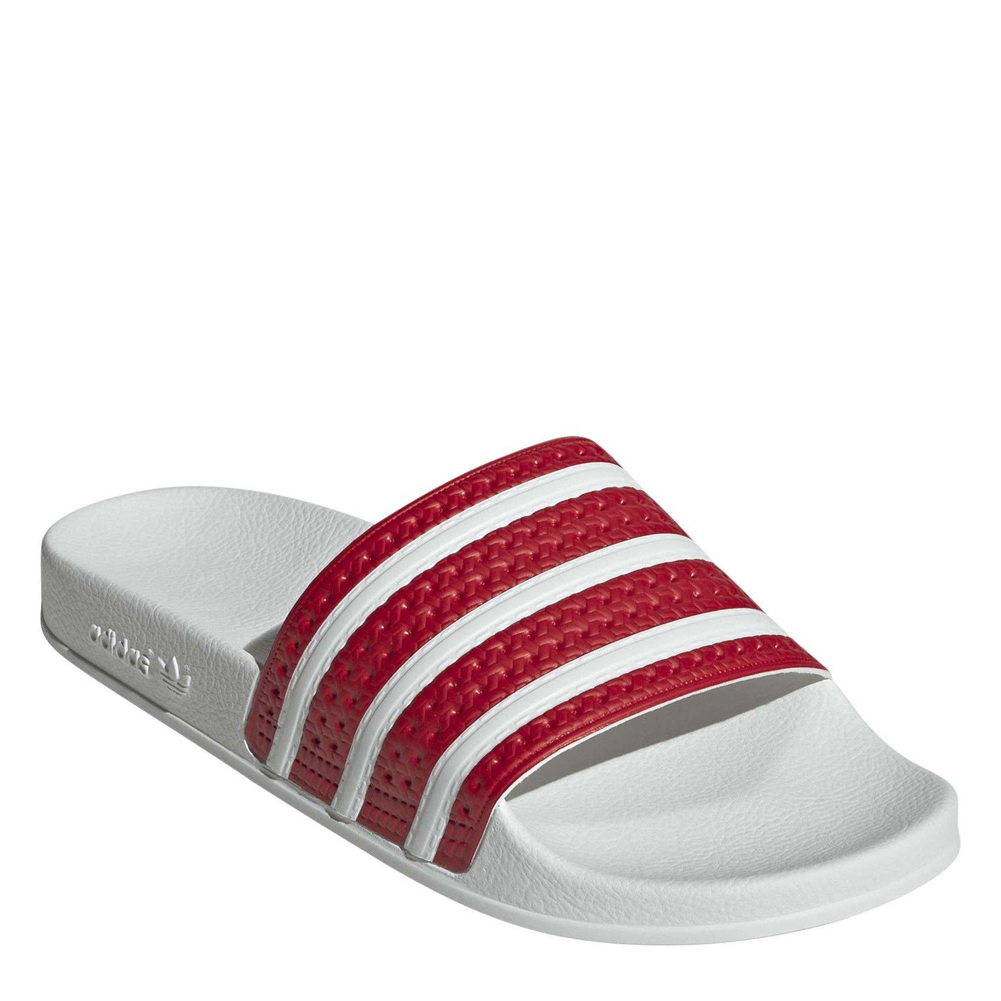 adidas Originals Red 1244634 Adilette Slide Sandals - 3