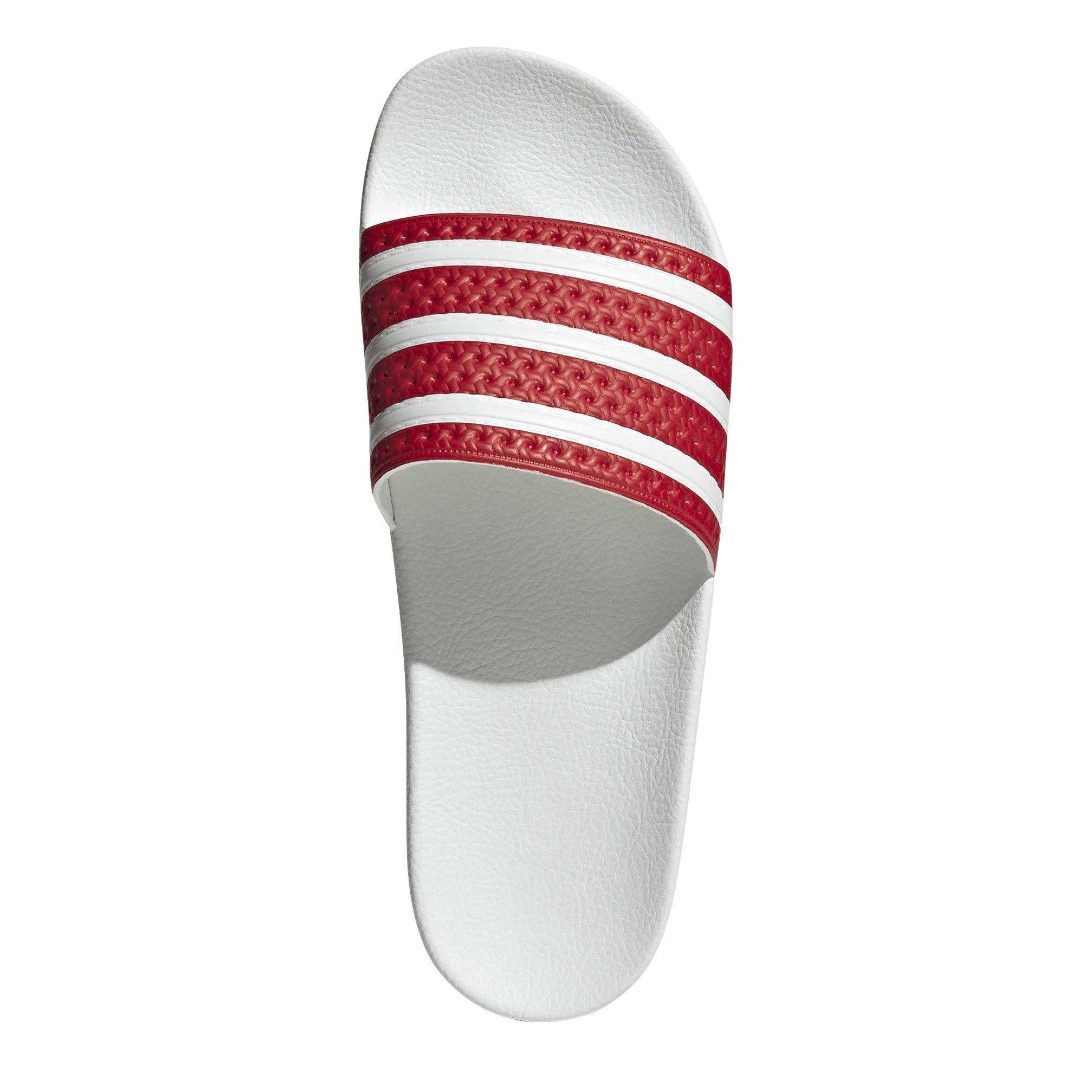 adidas Originals Red 1244634 Adilette Slide Sandals - 5