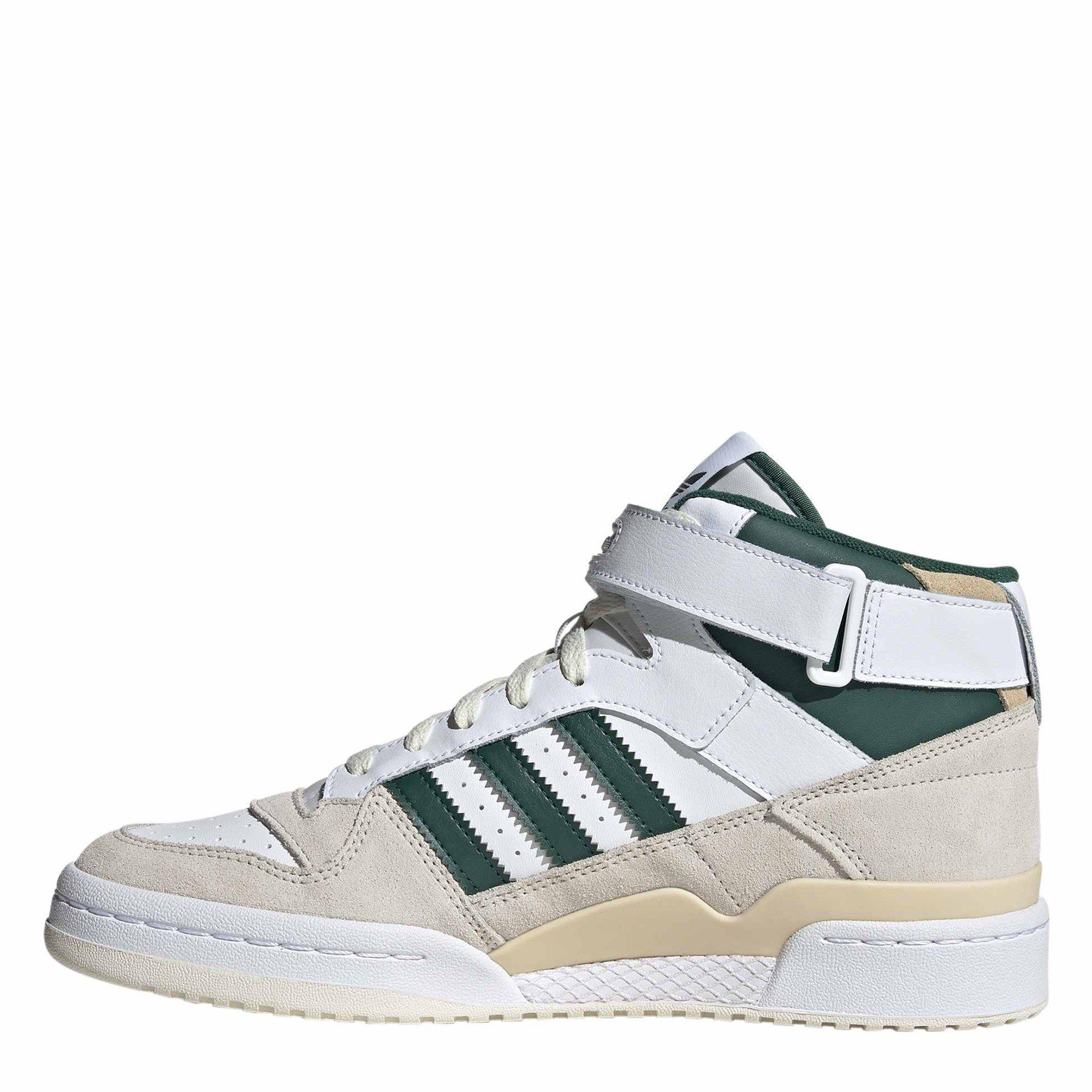 Tenisky adidas Originals White 8348551 Forum Mid Trainers - 2