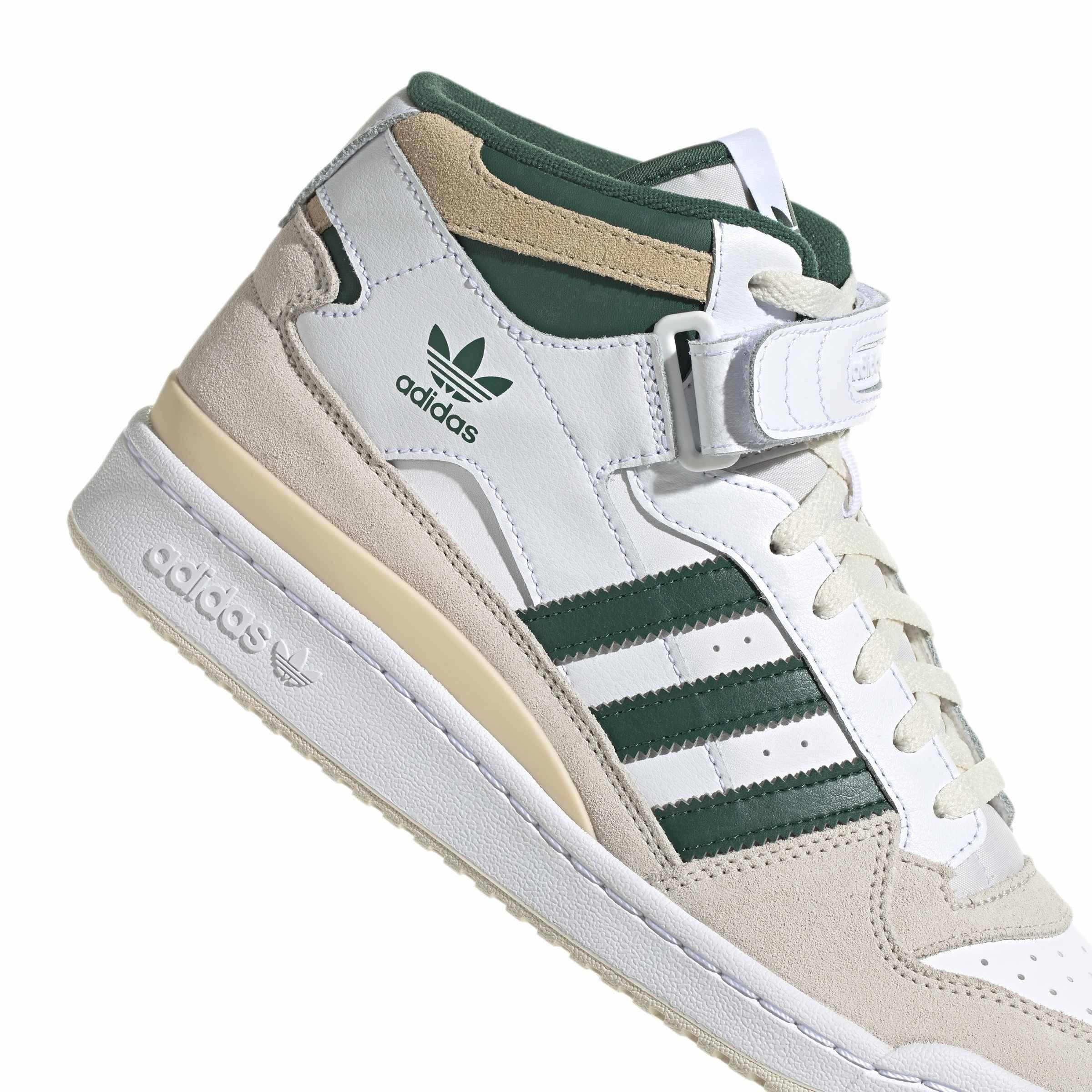 Tenisky adidas Originals White 8348551 Forum Mid Trainers - 8