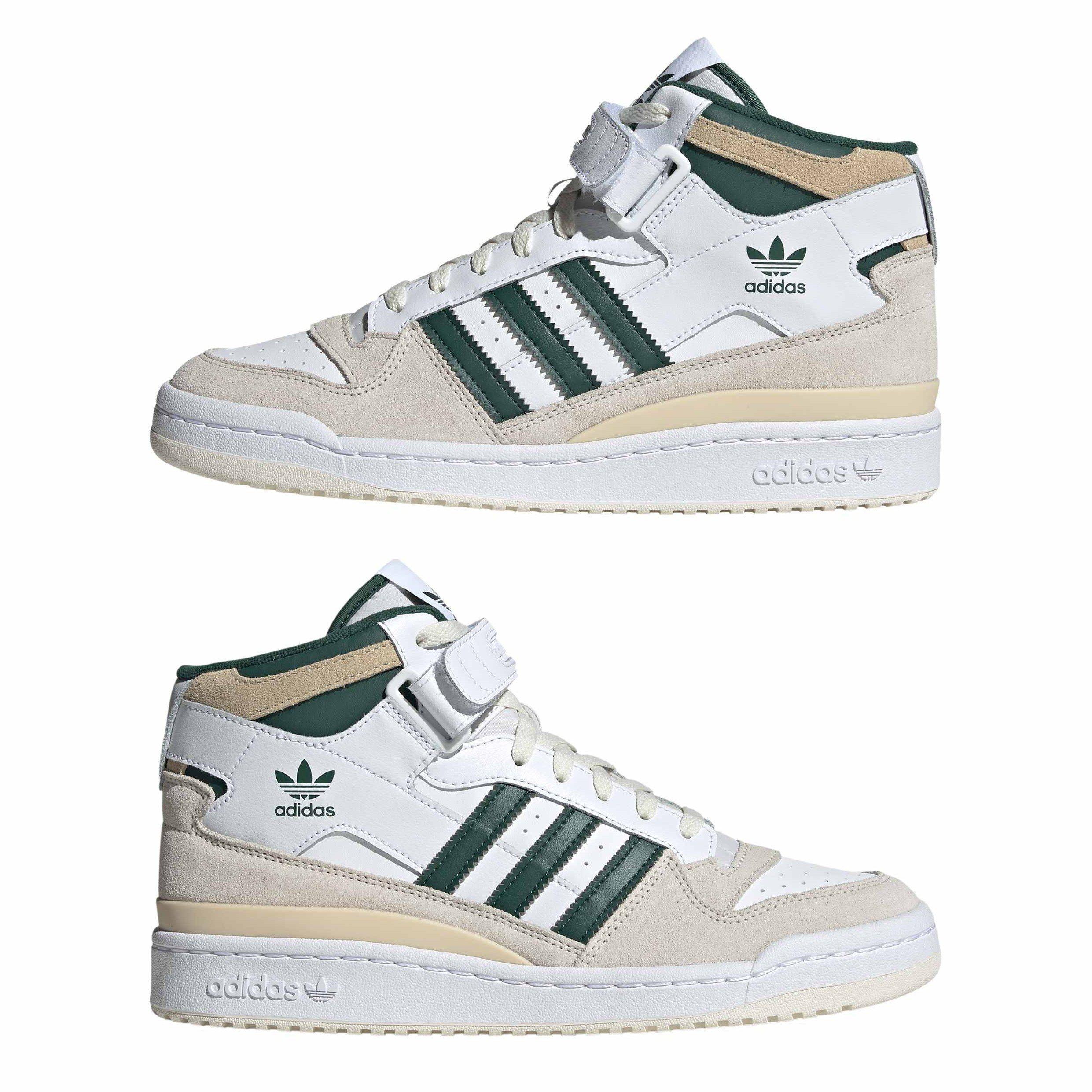 Tenisky adidas Originals White 8348551 Forum Mid Trainers - 9