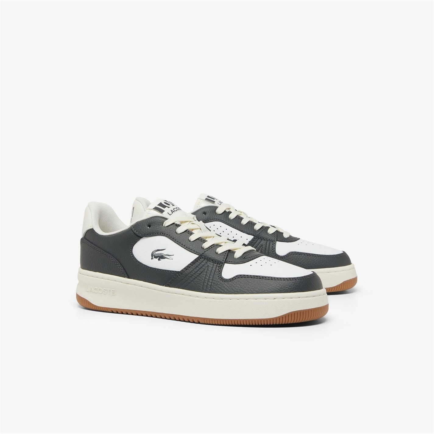 Tenisky Lacoste Grey 9598757 L001 Set Leather Trainers - 2