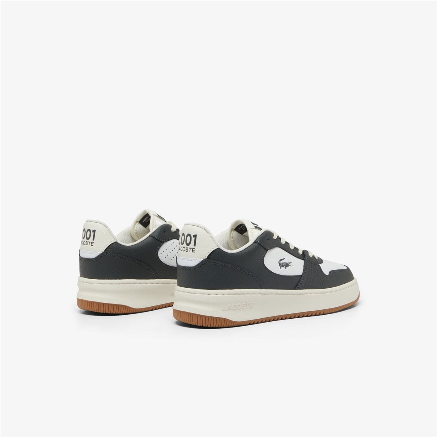Tenisky Lacoste Grey 9598757 L001 Set Leather Trainers - 3