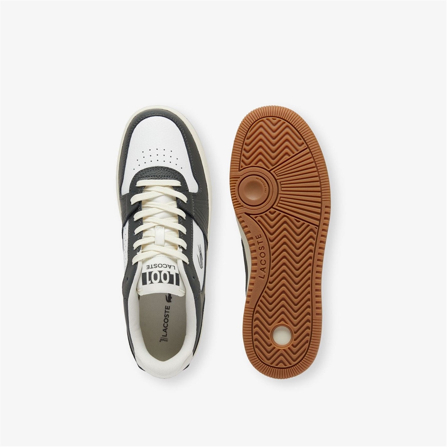 Tenisky Lacoste Grey 9598757 L001 Set Leather Trainers - 5