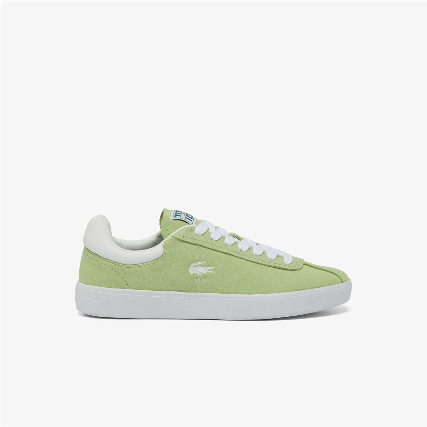 Tenisky Lacoste Green White 131168 Baseshot Suede Trainers - 1