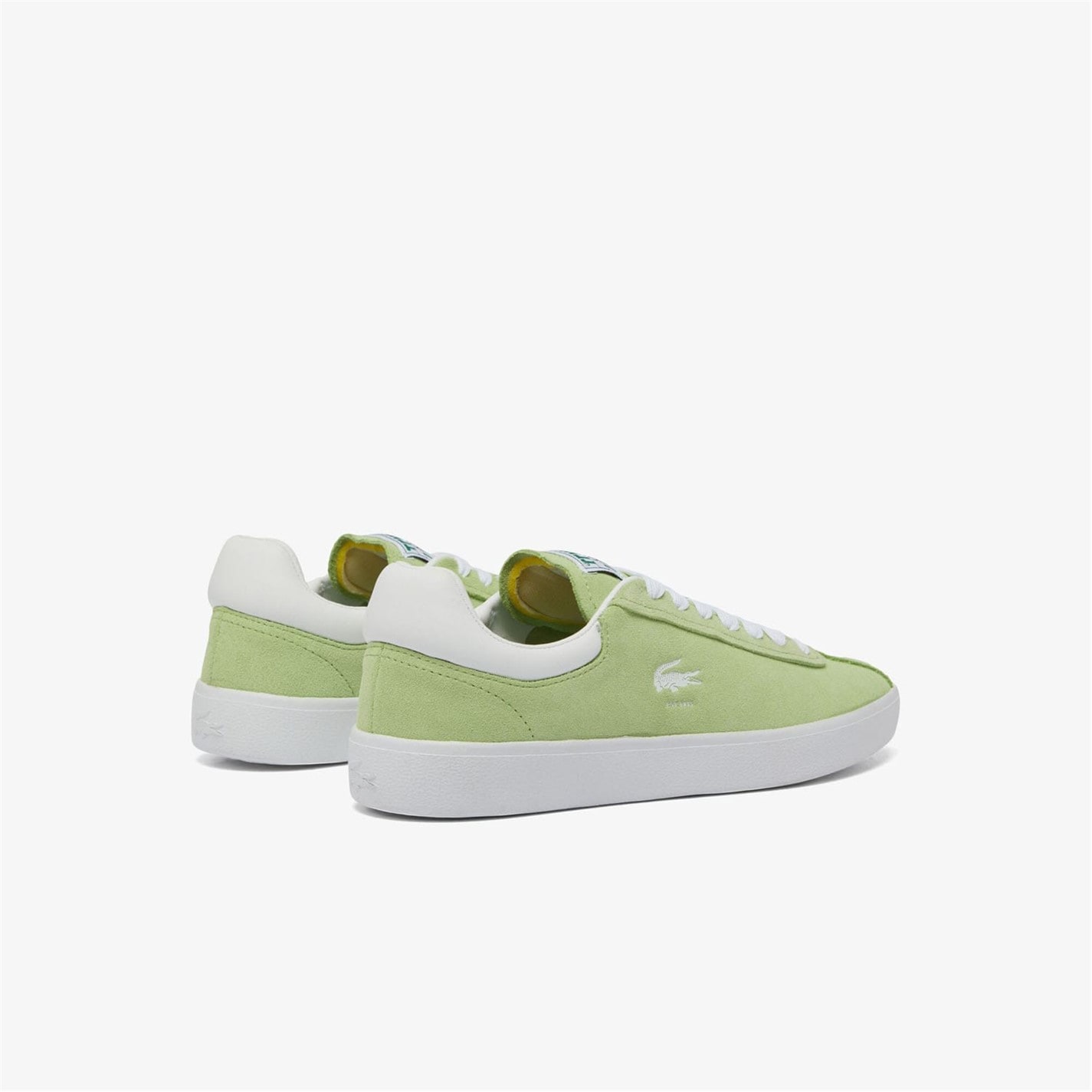 Tenisky Lacoste Green White 131168 Baseshot Suede Trainers - 3