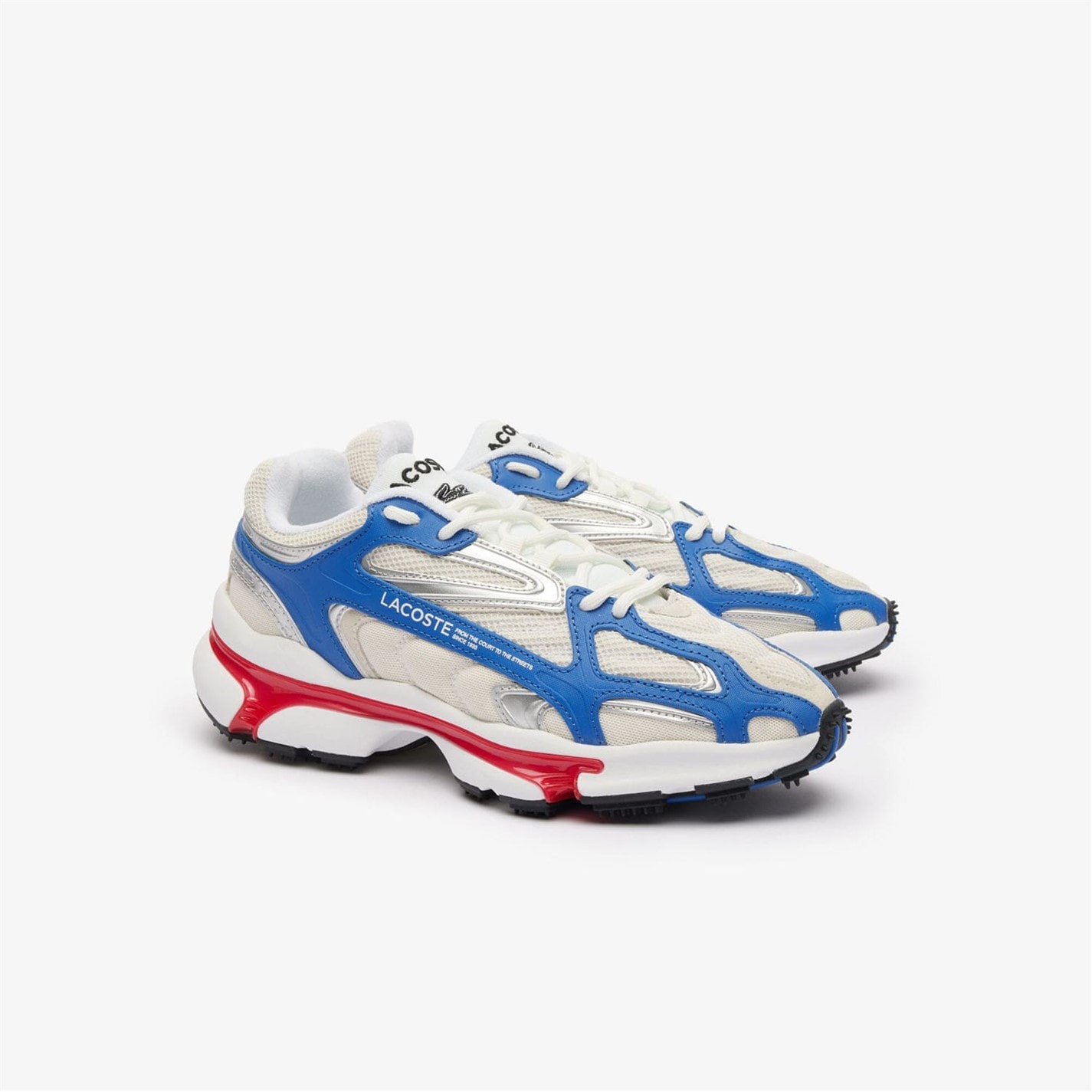 Tenisky Lacoste White blue red 1662798 L003 2K24 Trainers - 2