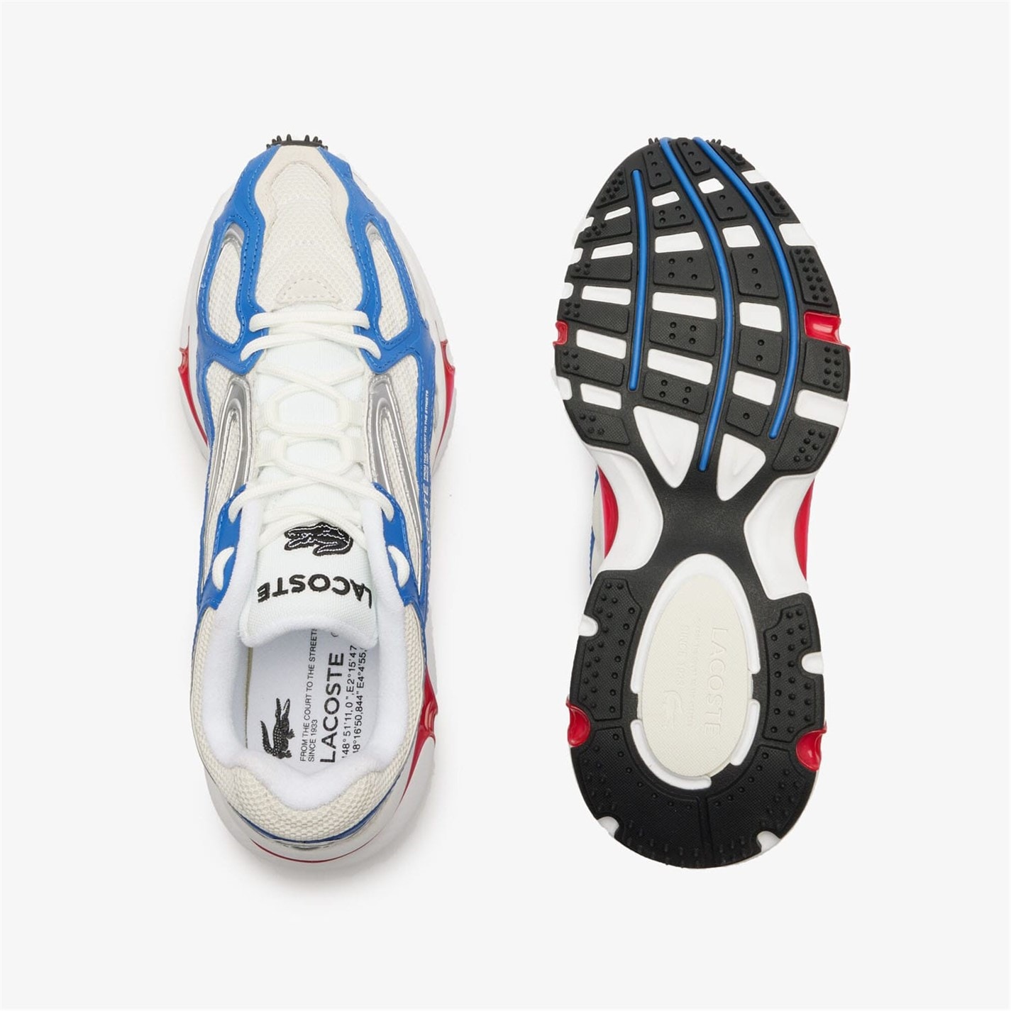 Tenisky Lacoste White blue red 1662798 L003 2K24 Trainers - 4