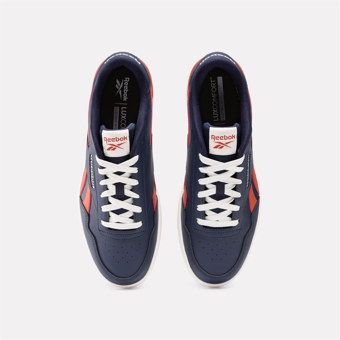 Tenisky Reebok Navy Red 6557271 Court Advance Clip Trainers - 5