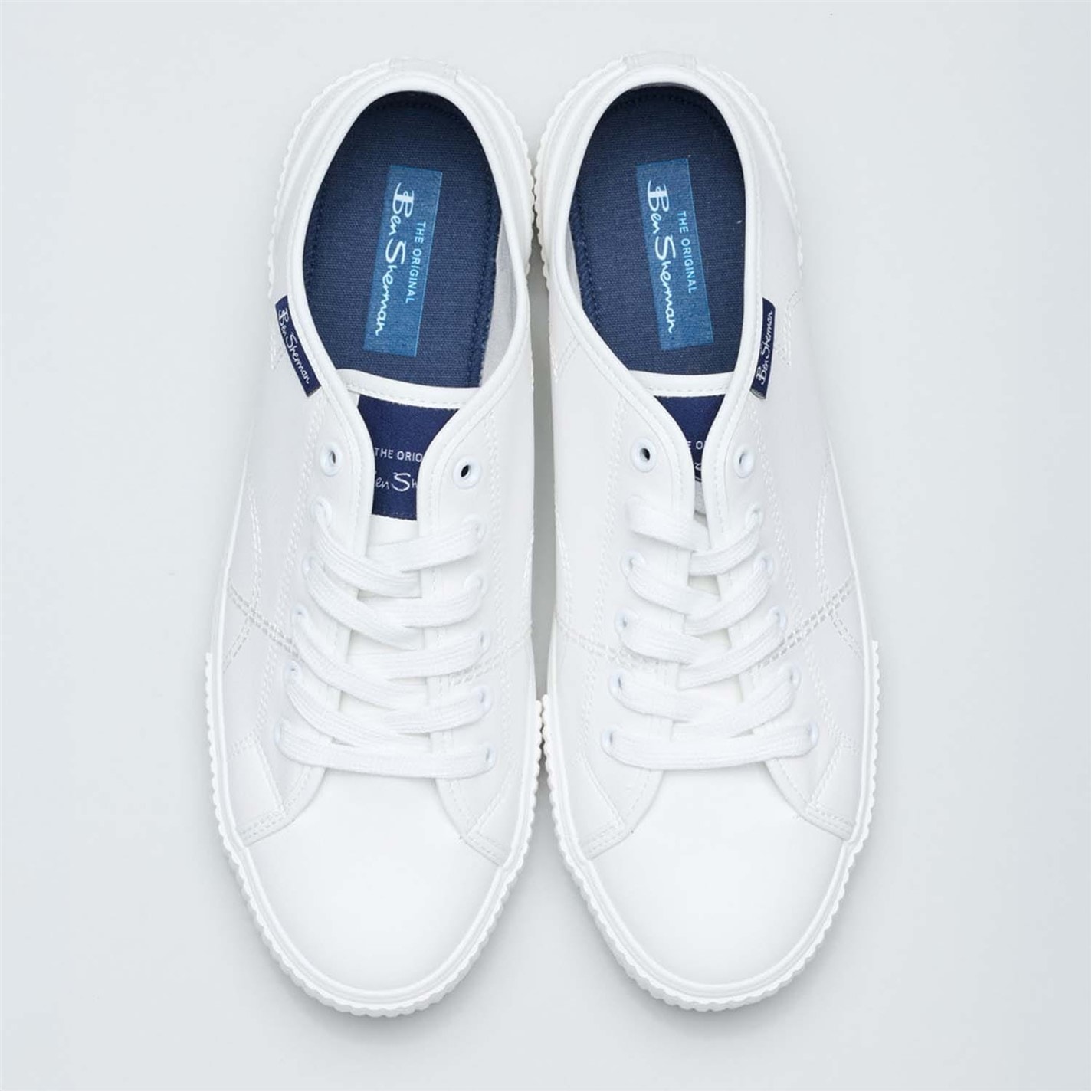 Tenisky Ben Sherman White 9406004 Canvey Trainers - 3