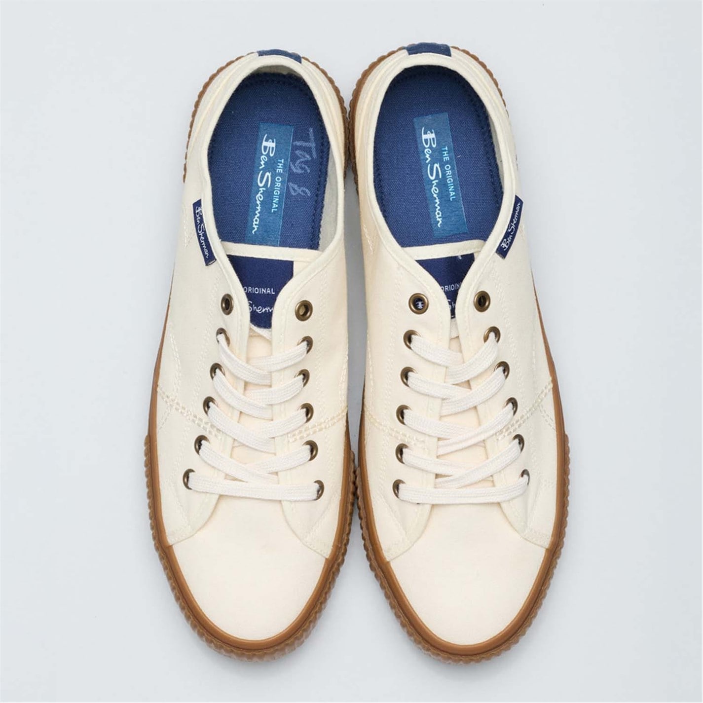Tenisky Ben Sherman Off White 9007816 Canvey Trainers - 3