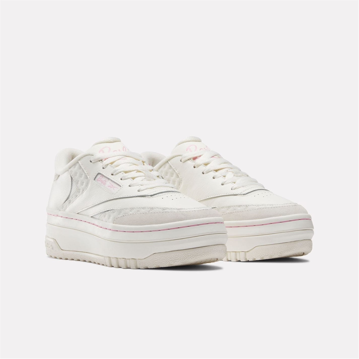 Tenisky Reebok White pink 6579796 X Barbie Club C Trainers - 2