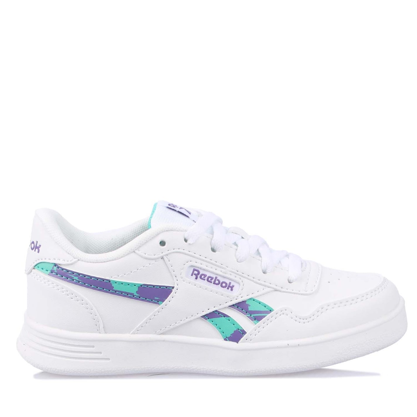 Tenisky Reebok White Green 5239476 Court Advance Trainers - 1