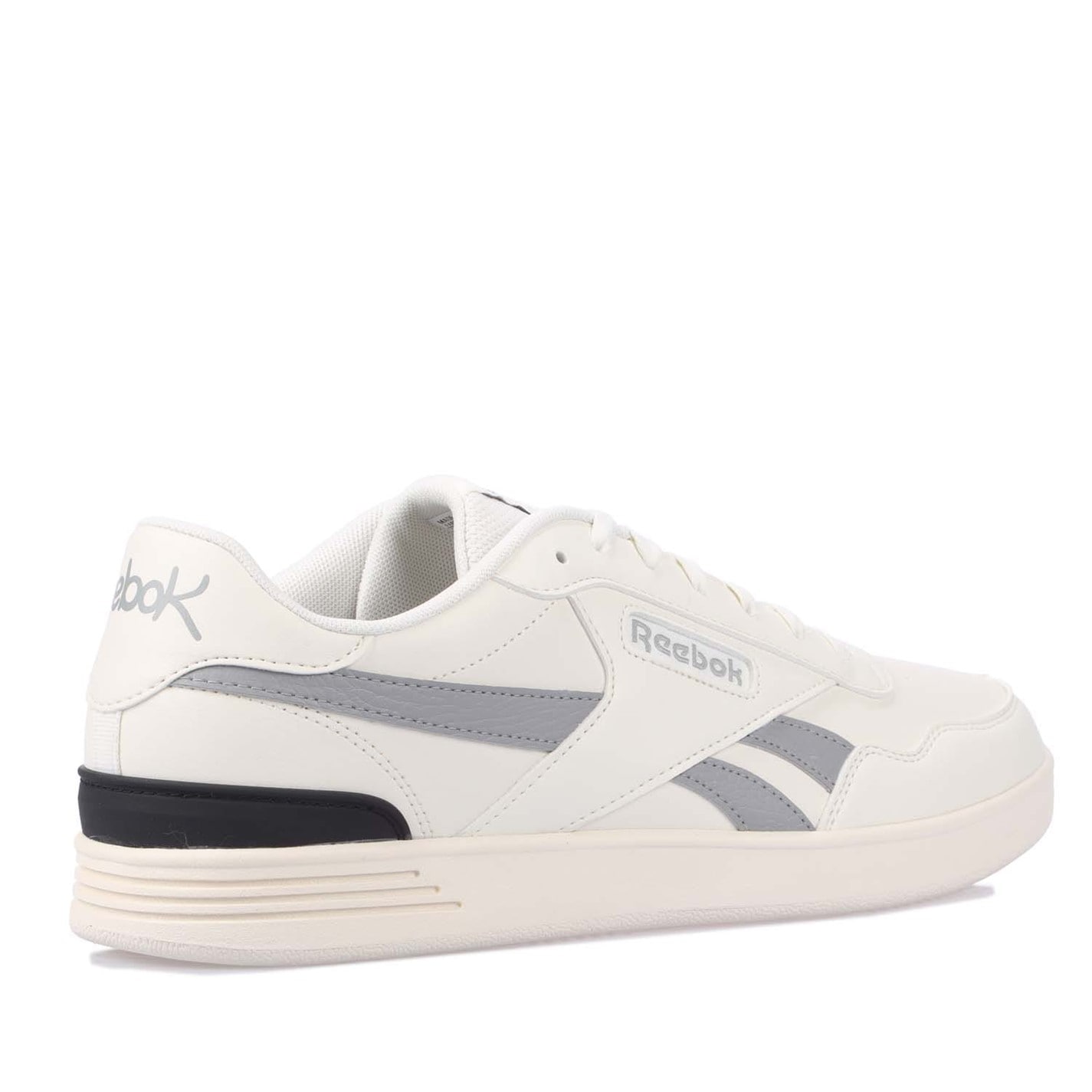 Tenisky Reebok White Grey 9428526 Court Advance Trainers - 3