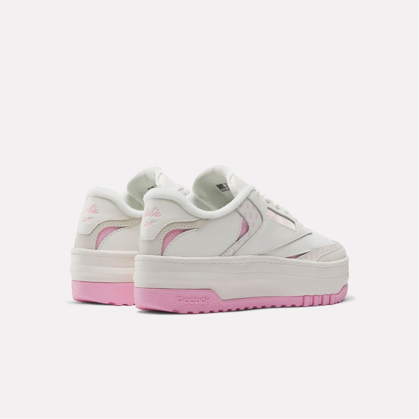 Tenisky Reebok White pink 5364734 X Barbie Club C Trainers - 3