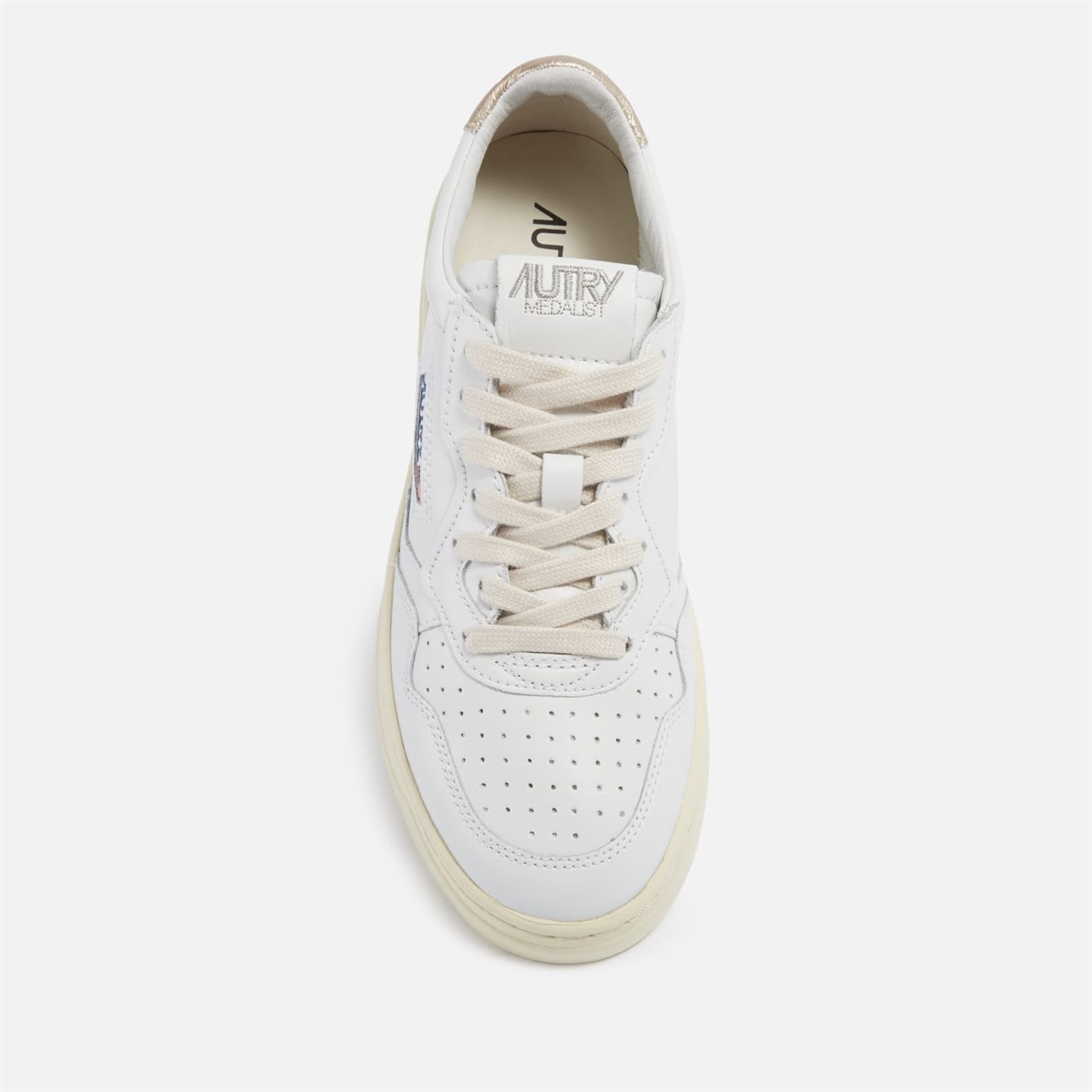 Tenisky Autry White gold 6724593 Medalist Leather Court Trainers - 3