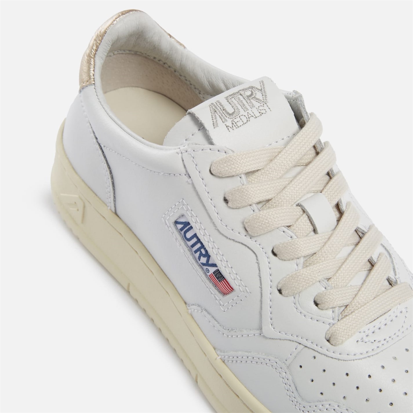 Tenisky Autry White gold 6724593 Medalist Leather Court Trainers - 4