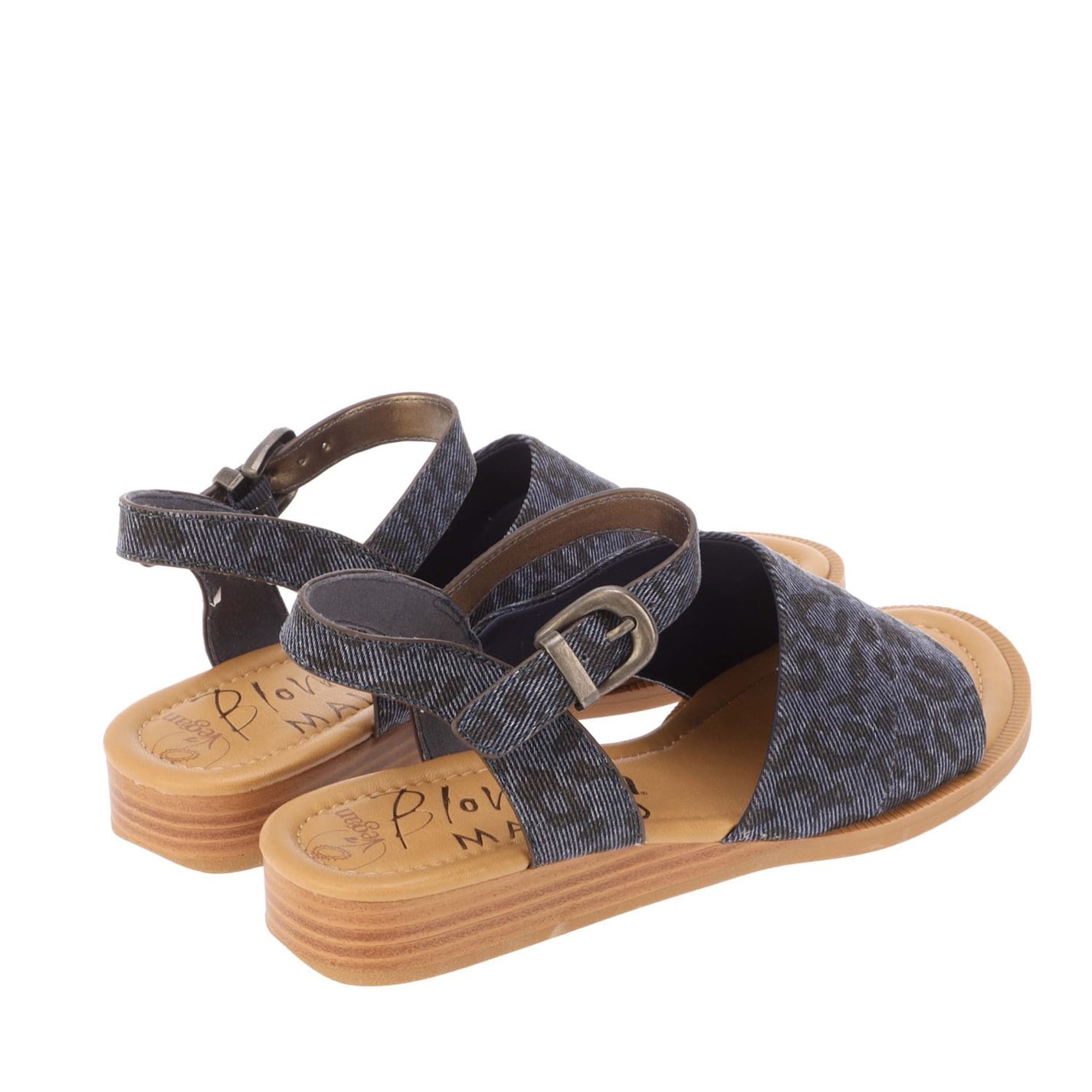 Blowfish Malibu Denim 1495368 Ardice Leopard Print Sandals - 2