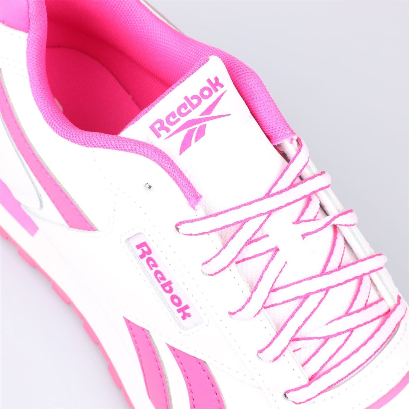 Boty Reebok White pink 2498219 Royal Glide Trainers - 5