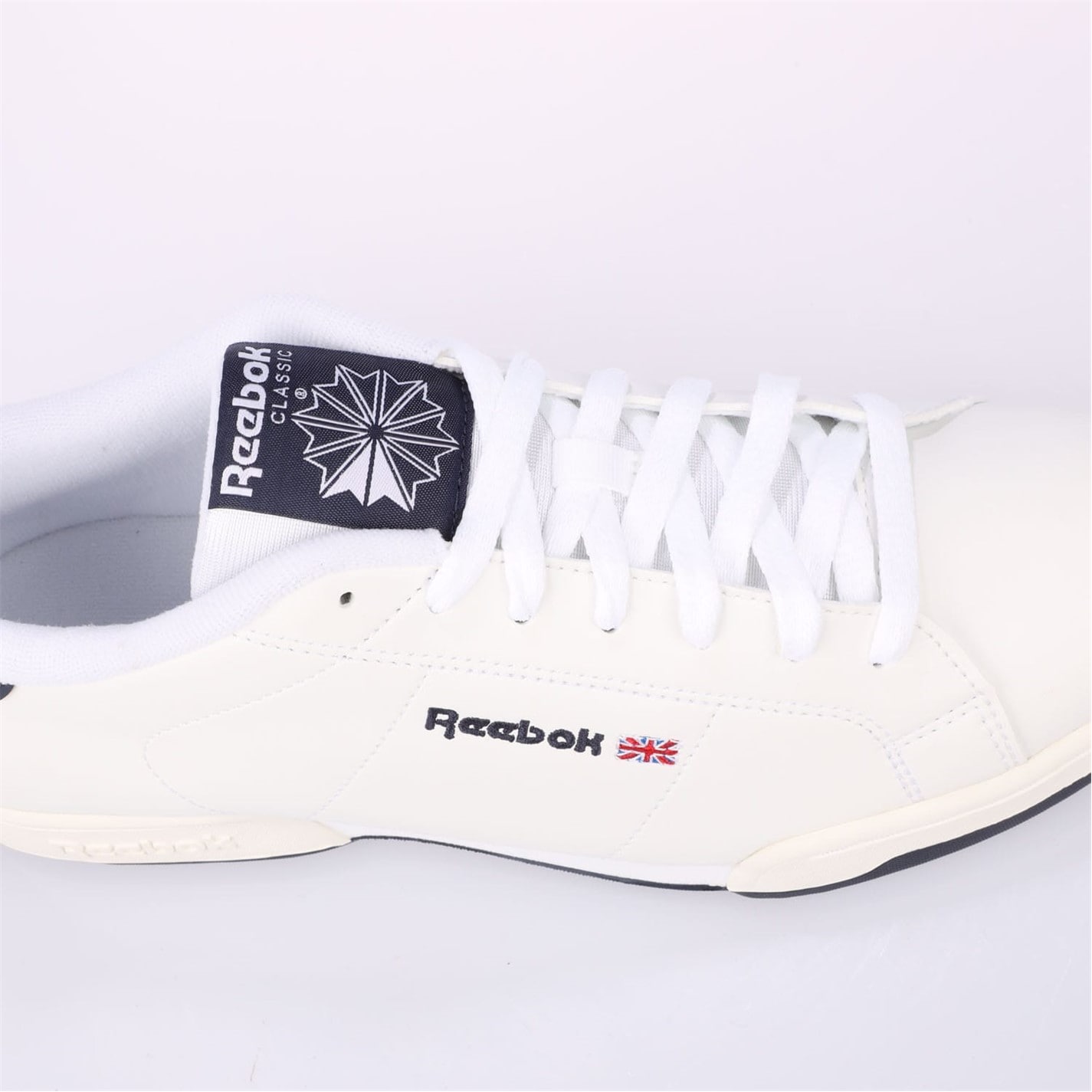 Tenisky Reebok White Navy 8631277 NPC II SYN Trainers - 6