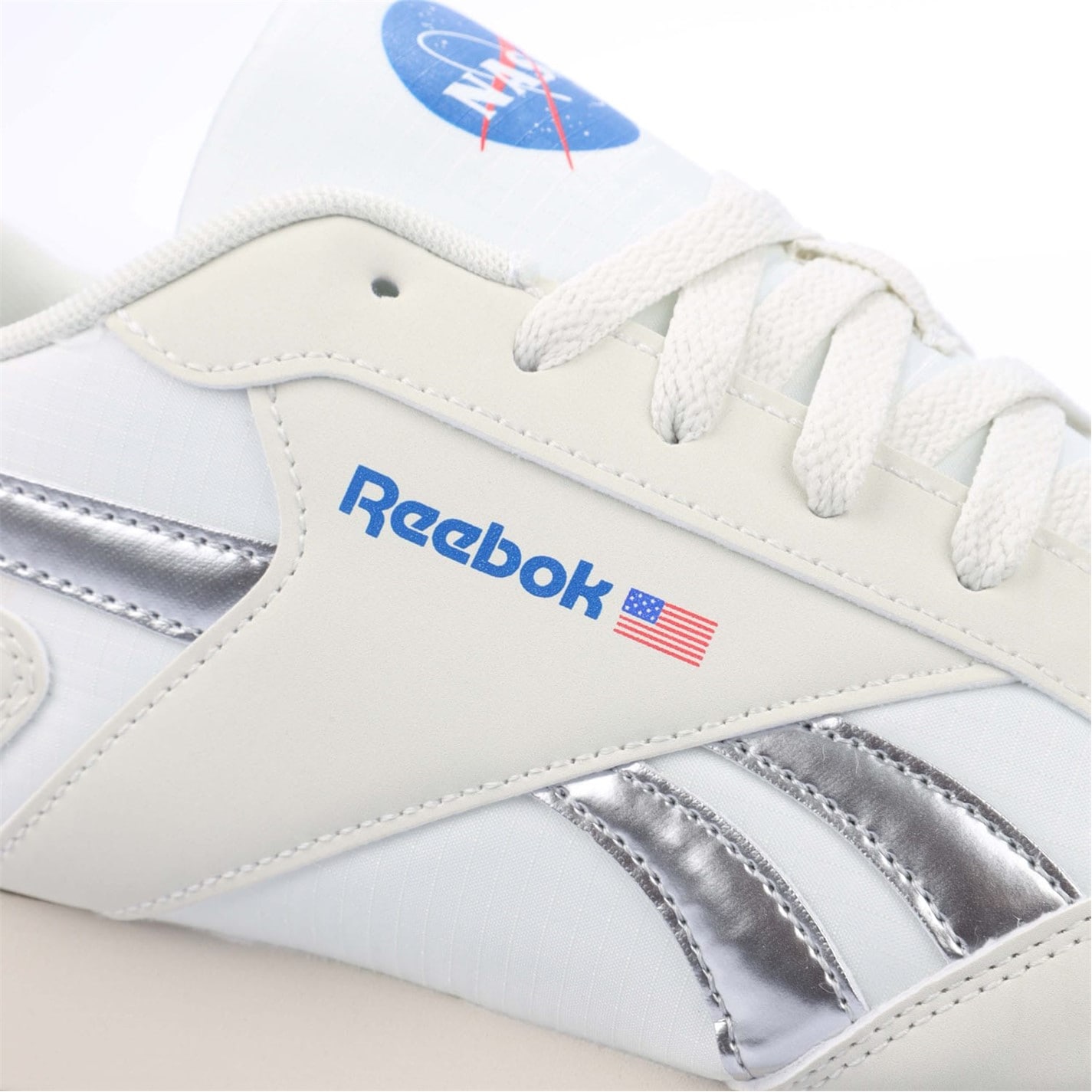 Tenisky Reebok White silver 9872617 Glide Trainers - 5