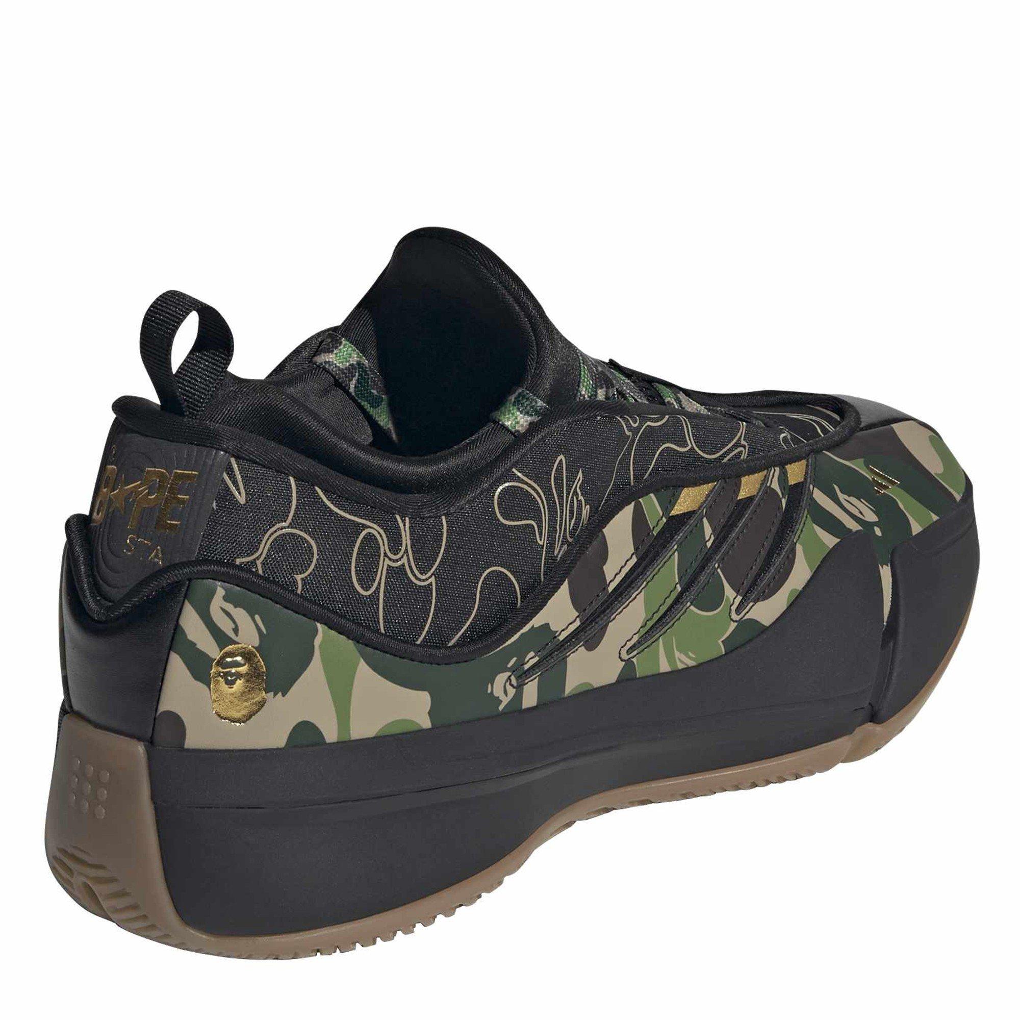 Tenisky adidas Originals Black 6734341 BAPE x adidas Dame 9 Trainers - 4