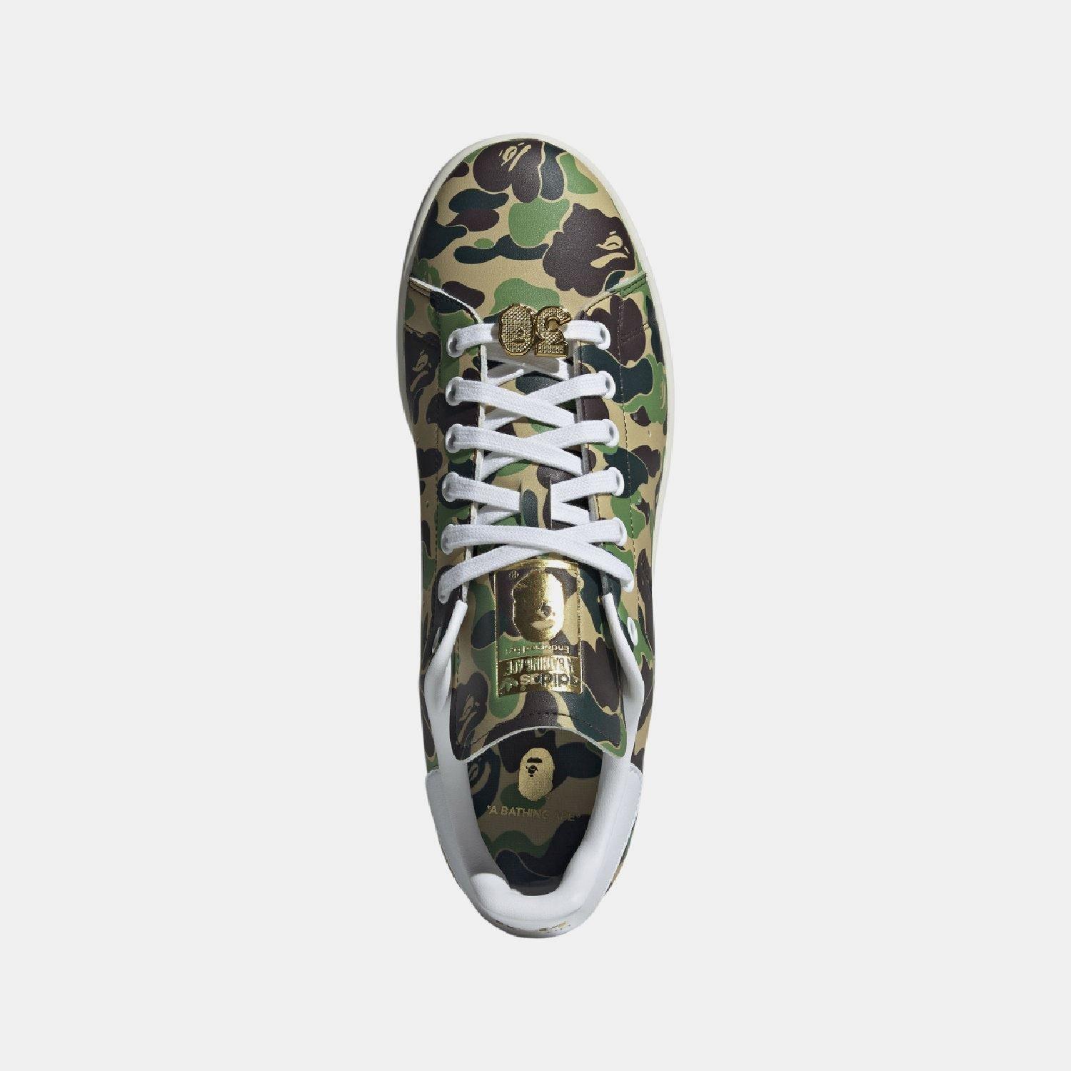 Tenisky adidas Originals White 376641 Bape Stan Smith Shoes - 2