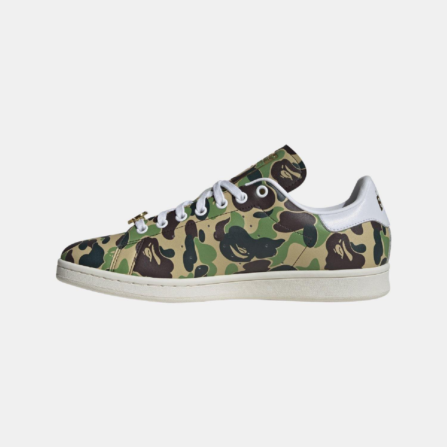 Tenisky adidas Originals White 376641 Bape Stan Smith Shoes - 4