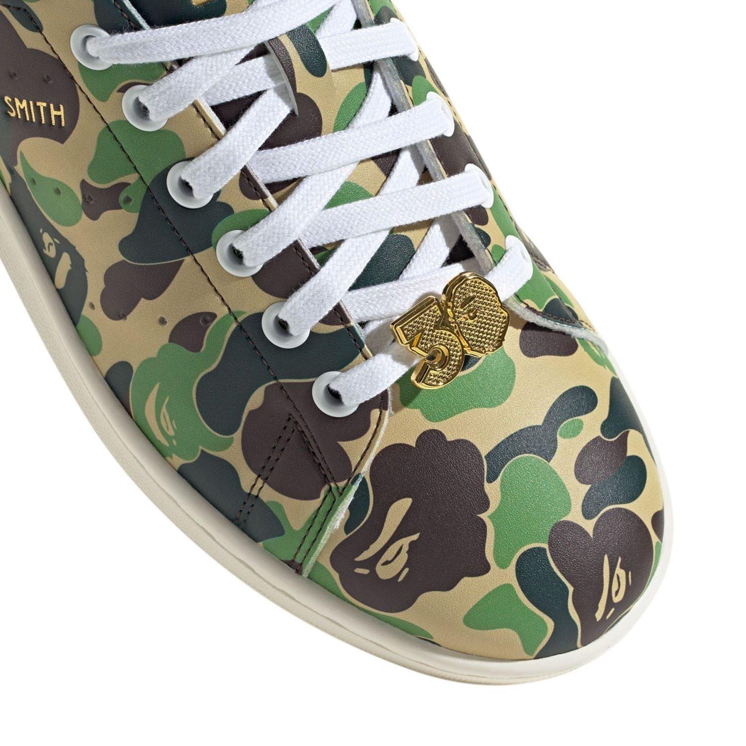 Tenisky adidas Originals White 376641 Bape Stan Smith Shoes - 5