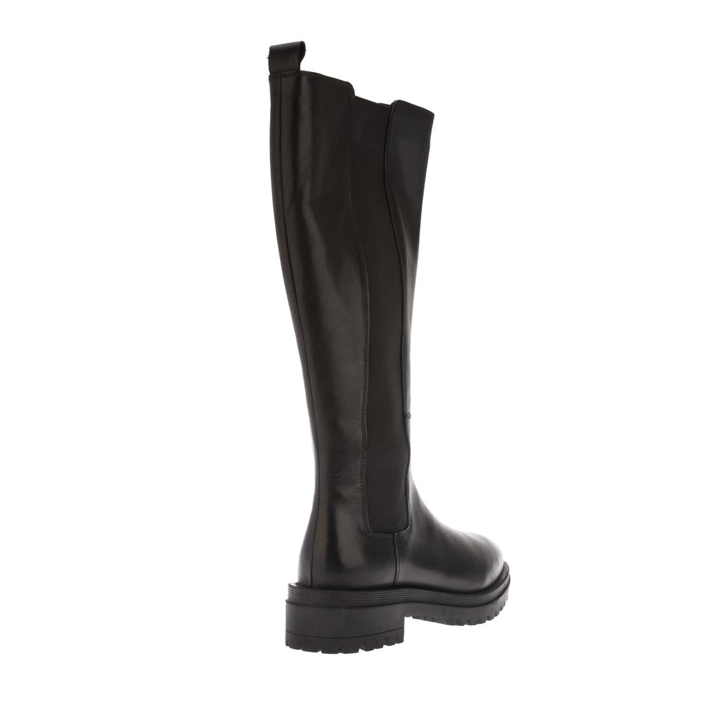 Topánky Dune London Black 1291996 Tenley Elasticated Leather Knee-High Boots - 3