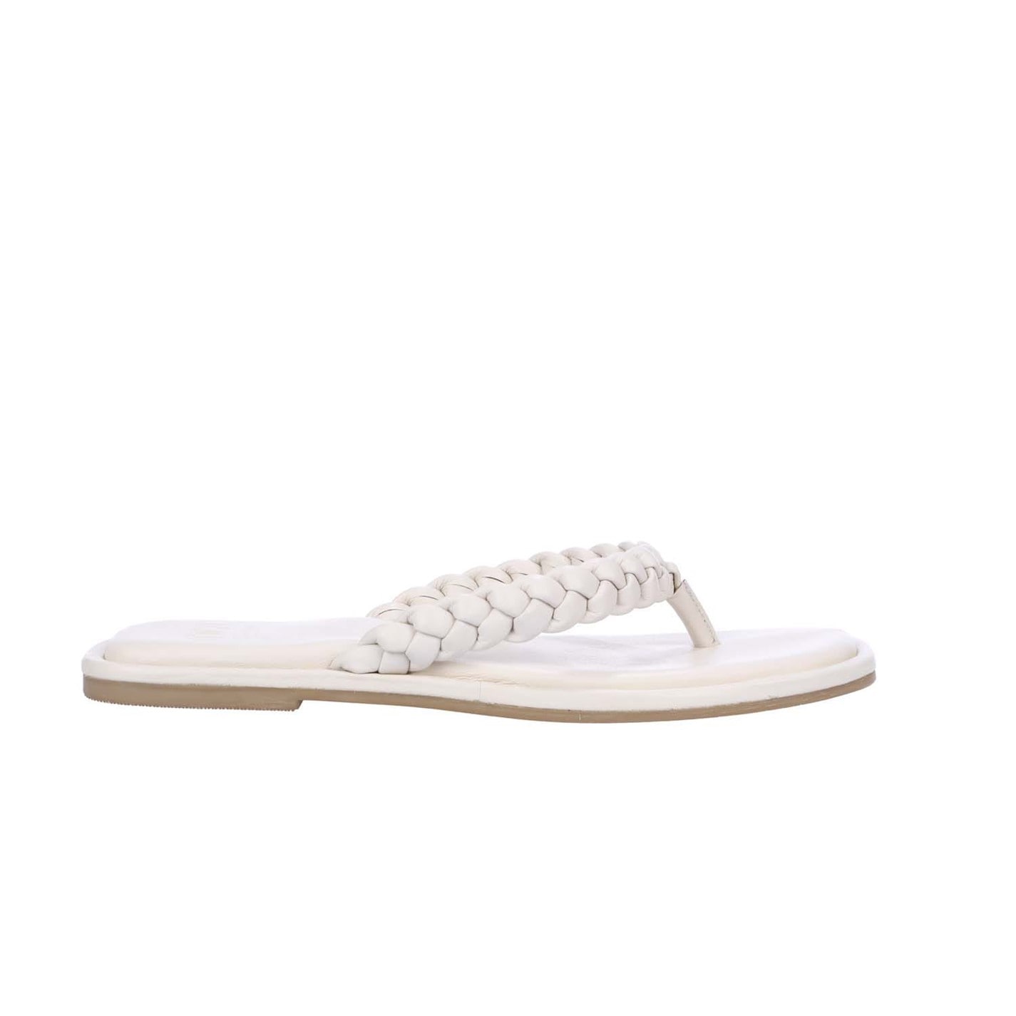 Dune London Ecru 1396145 Loxx Plait Toe Post Sandals - 1