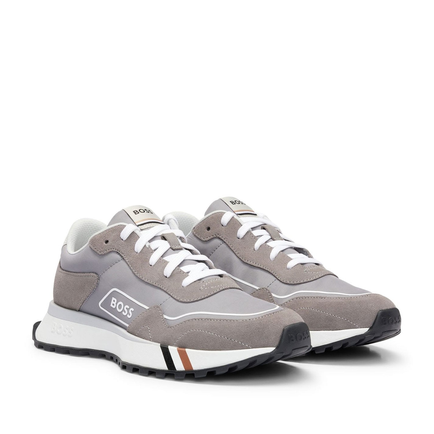 Tenisky Boss Grey 6028802 Jonah Runn Sdtx 10252308 01 Low-Top Trainers Mens - 3