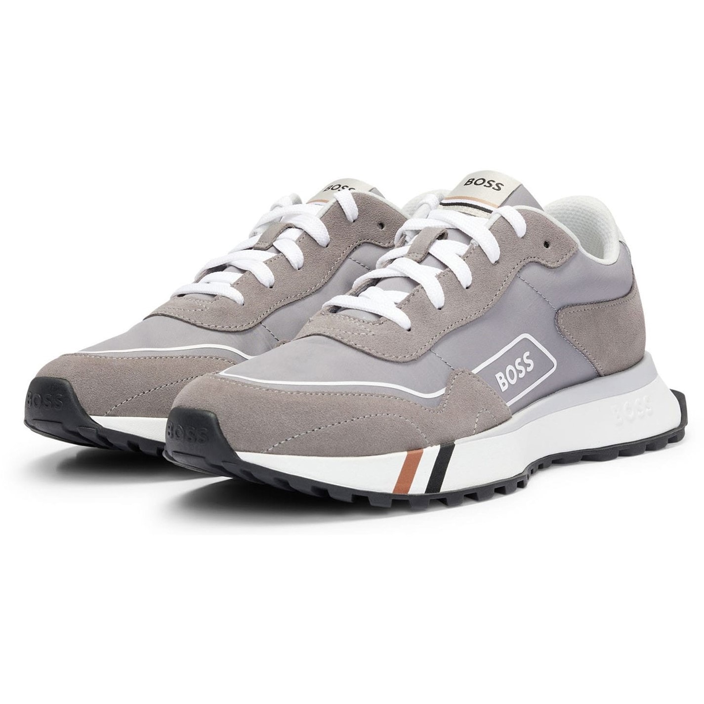 Tenisky Boss Grey 6028802 Jonah Runn Sdtx 10252308 01 Low-Top Trainers Mens - 4