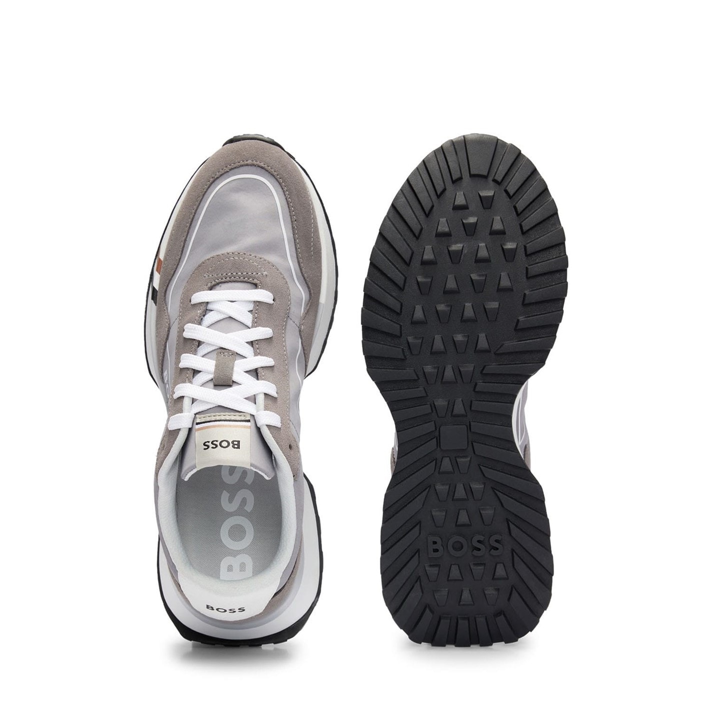Tenisky Boss Grey 6028802 Jonah Runn Sdtx 10252308 01 Low-Top Trainers Mens - 6
