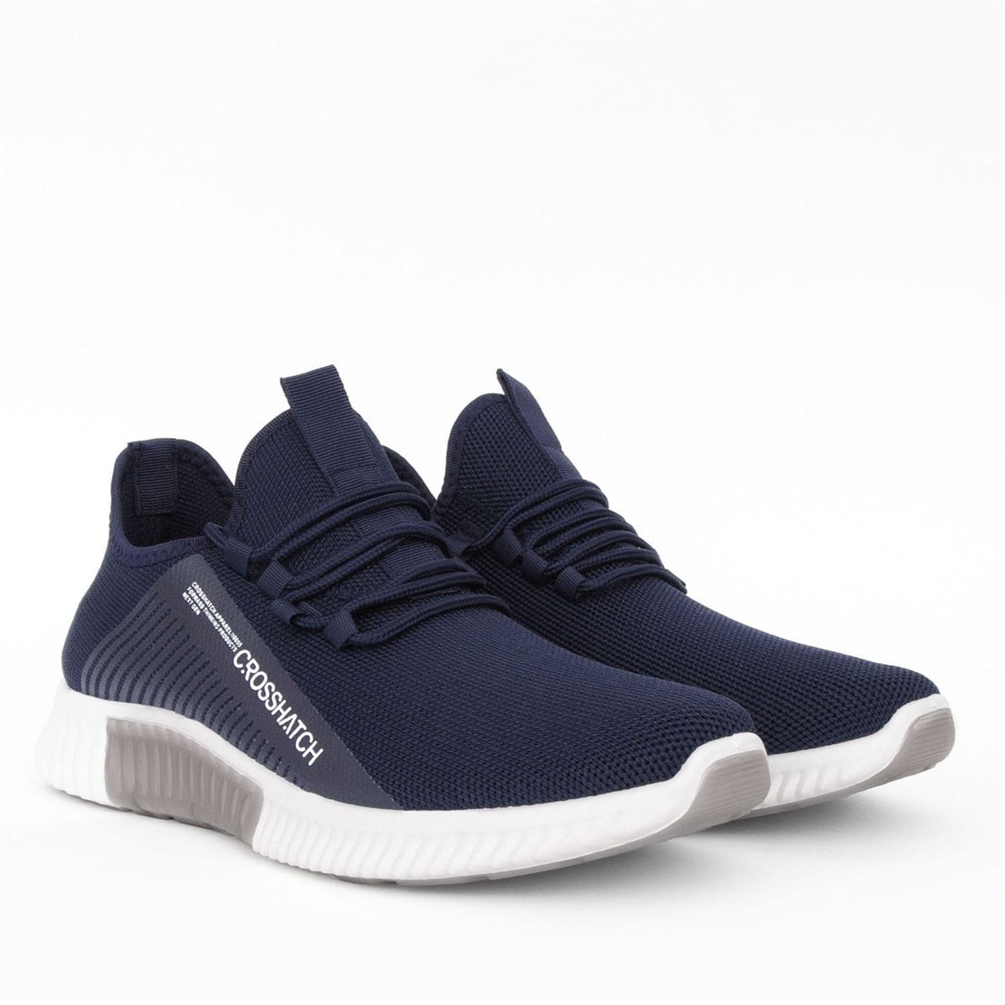Tenisky Crosshatch Navy 9825537 Men's Nimbus Textile Low-Top Trainers - 1