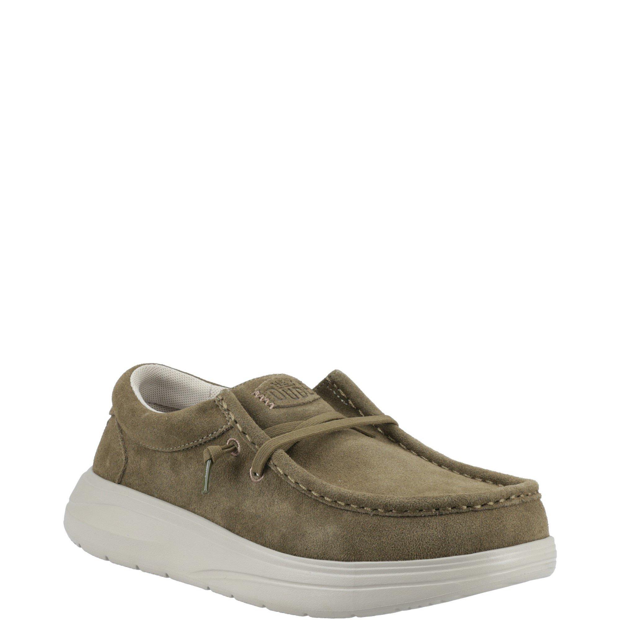 Tenisky HEYDUDE Dark Olive 8499450 Wally X Suede Shoes - 2