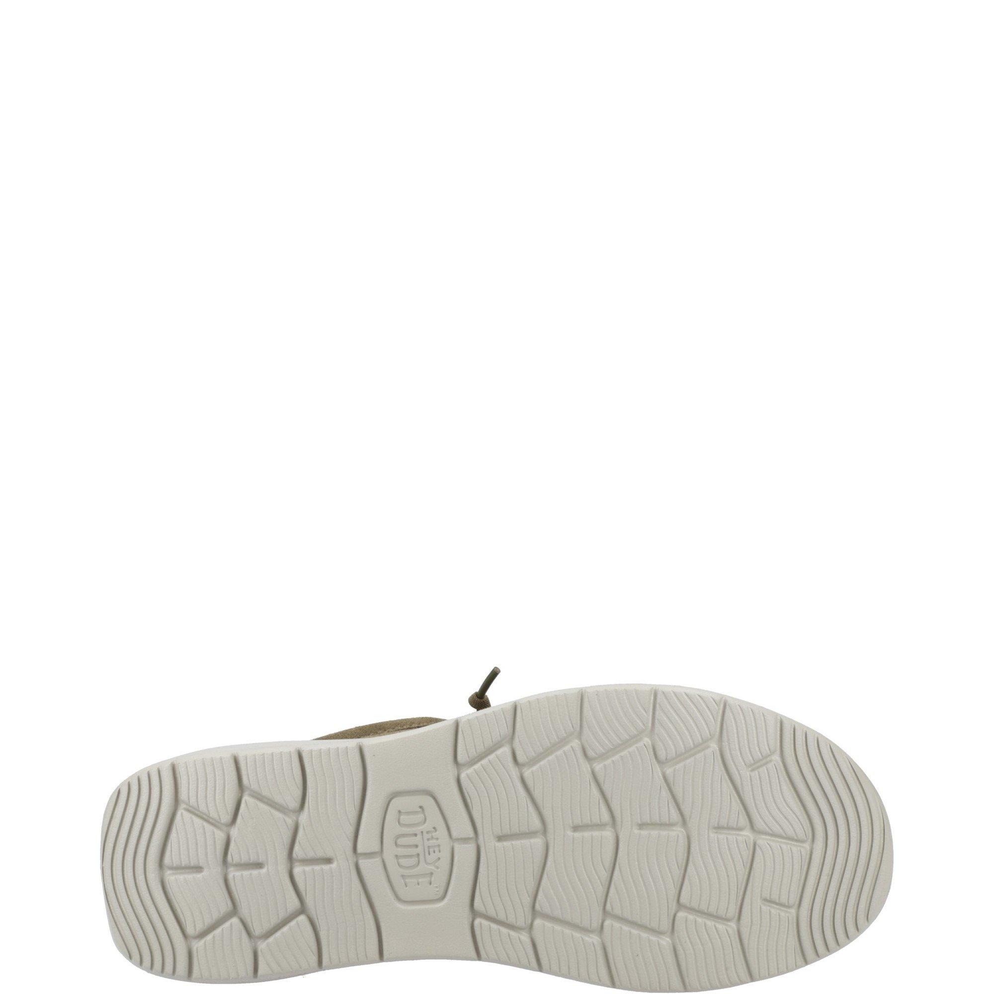 Tenisky HEYDUDE Dark Olive 8499450 Wally X Suede Shoes - 4