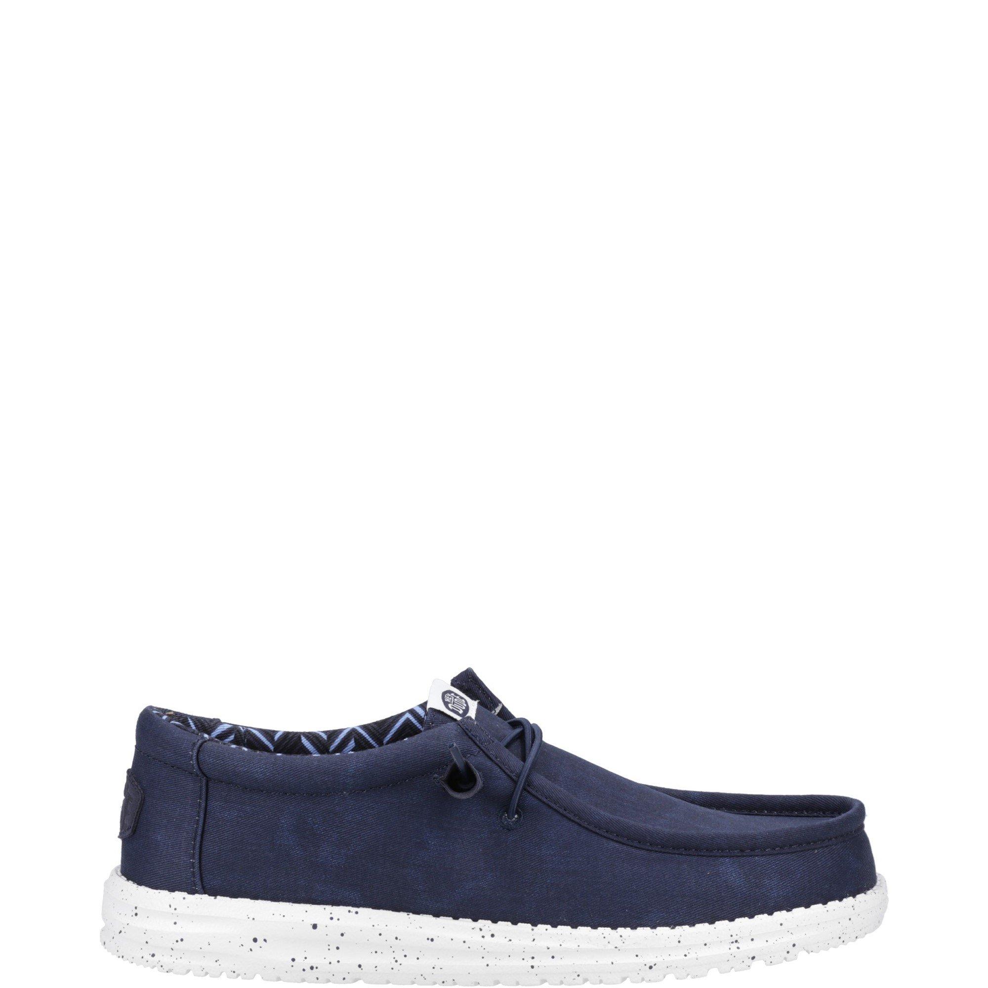 Tenisky HEYDUDE Navy 2246417 Wally Canvas Shoe - 1