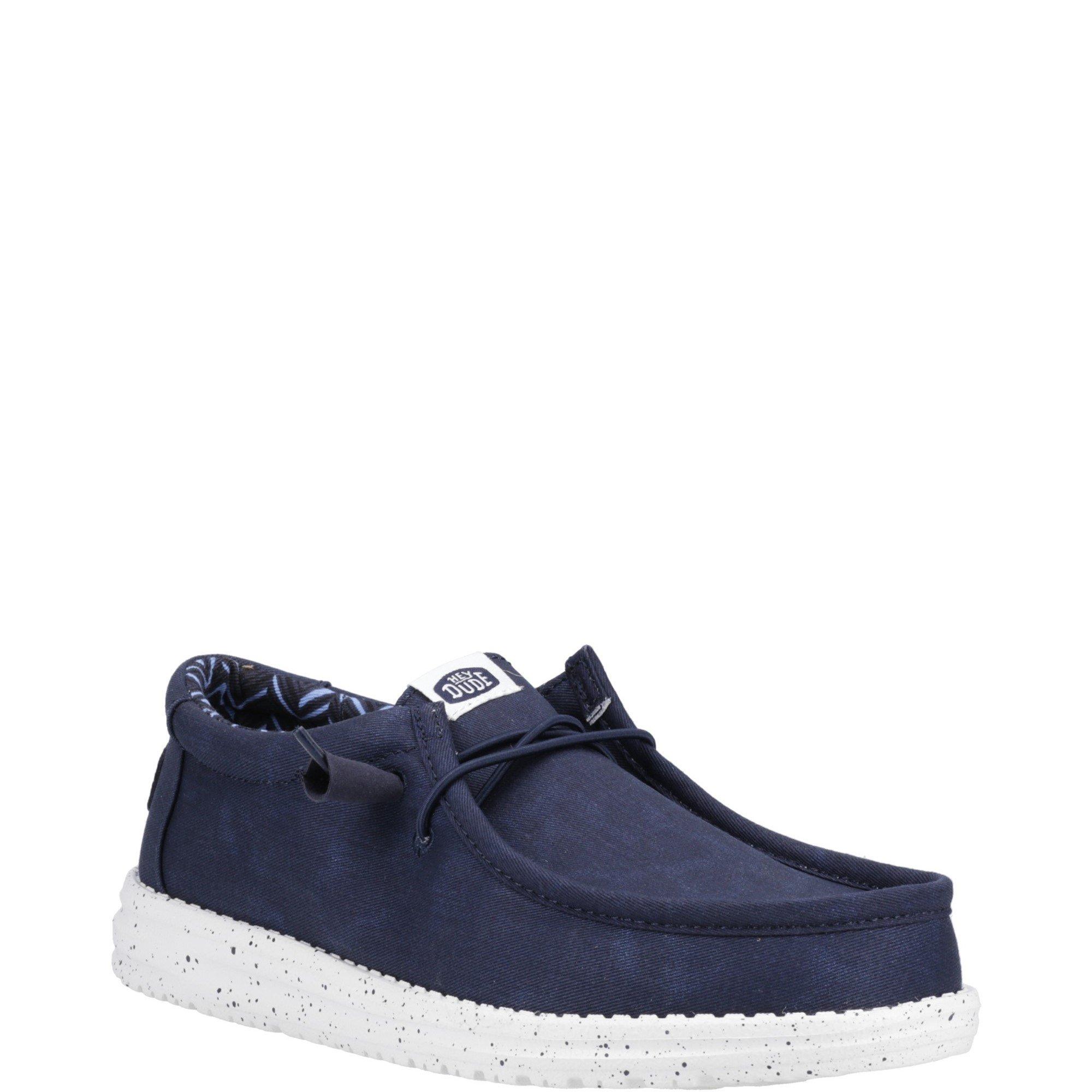 Tenisky HEYDUDE Navy 2246417 Wally Canvas Shoe - 2