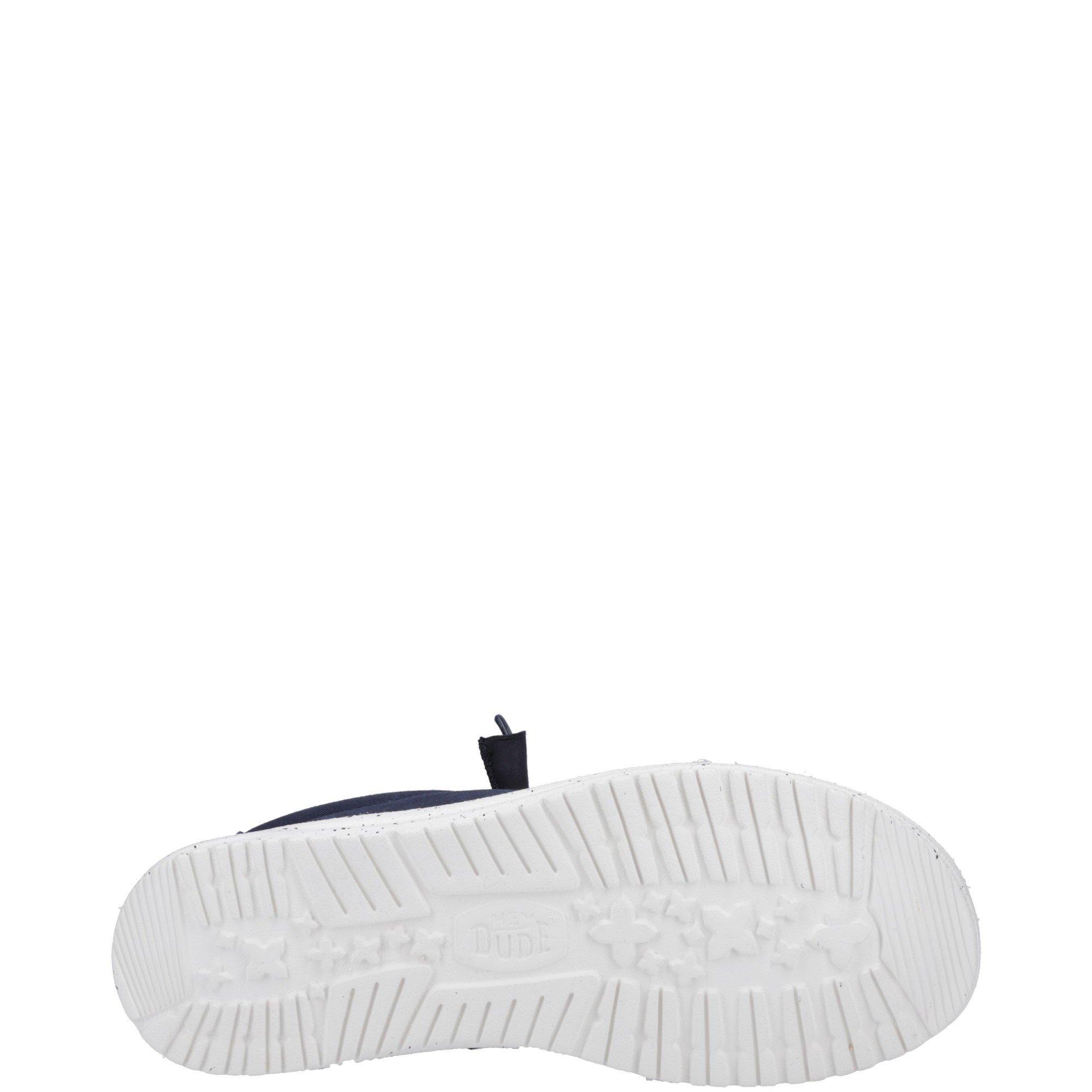 Tenisky HEYDUDE Navy 2246417 Wally Canvas Shoe - 4