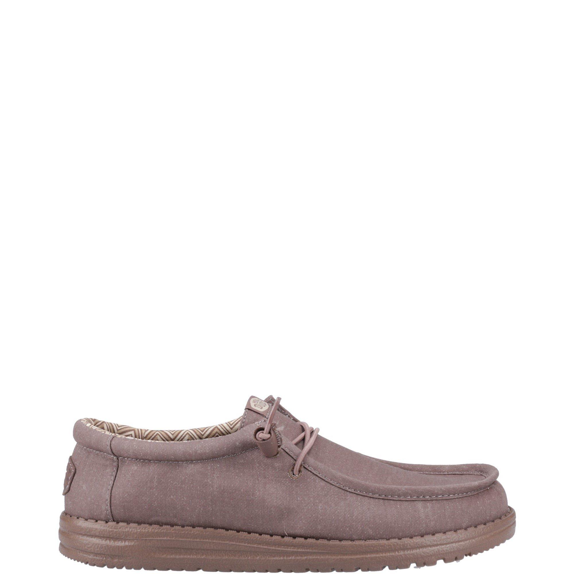 Tenisky HEYDUDE Taupe 3401589 Wally Stretch Canvas Shoes - 1