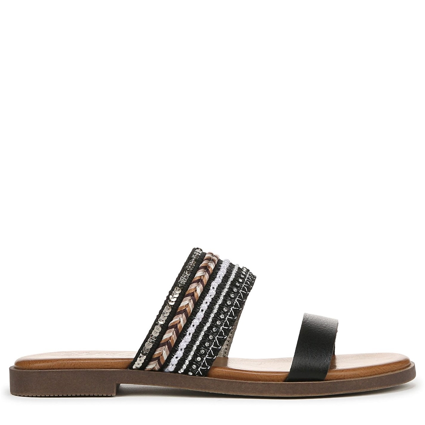 Blowfish Malibu Black 701673 Curtis Embellished Slide Sandals - 1
