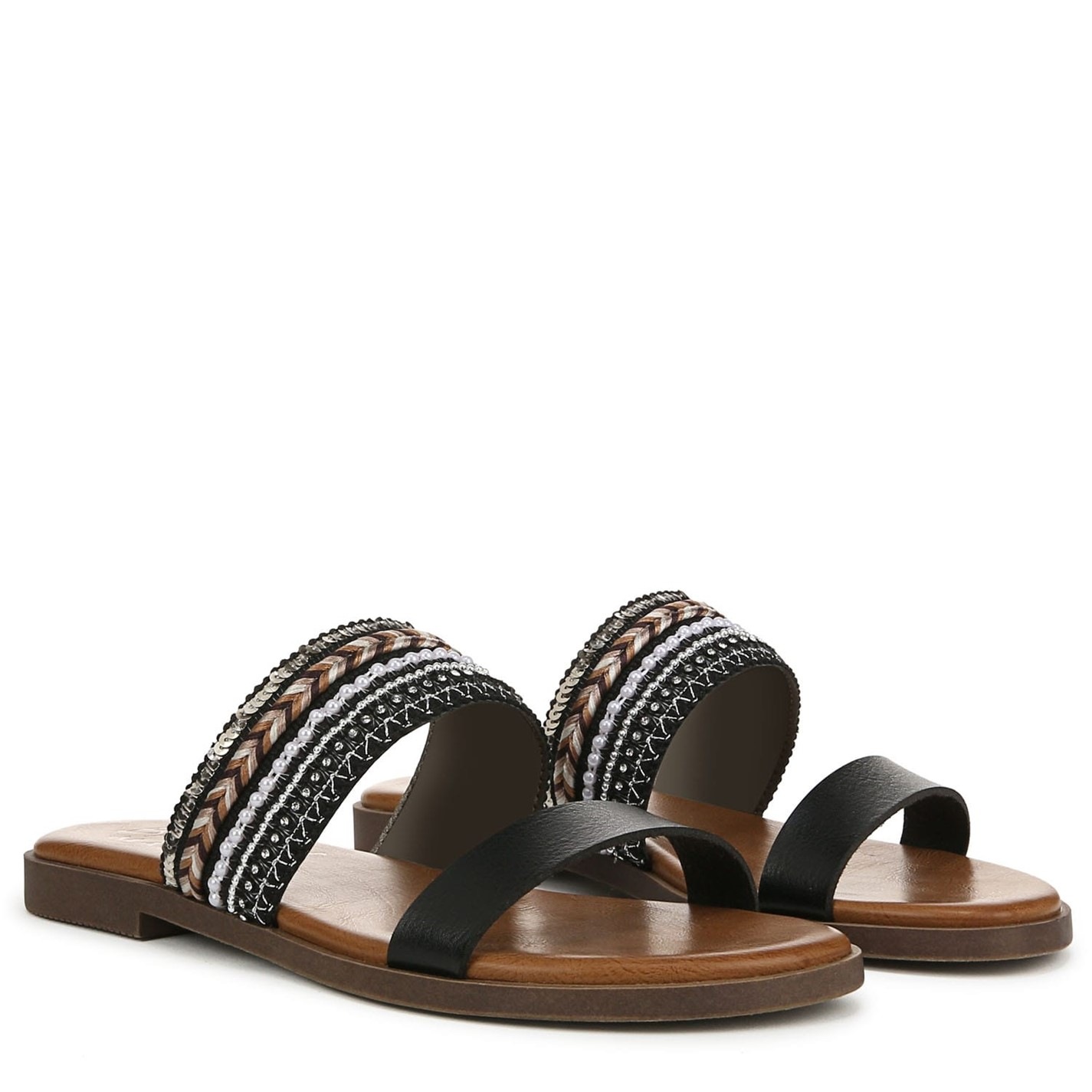 Blowfish Malibu Black 701673 Curtis Embellished Slide Sandals - 2