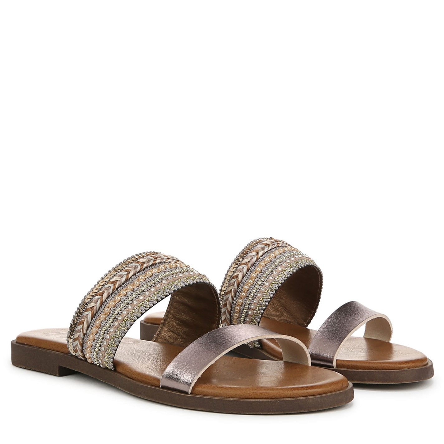Blowfish Malibu Tan 8472930 Curtis Embellished Slide Sandals - 2