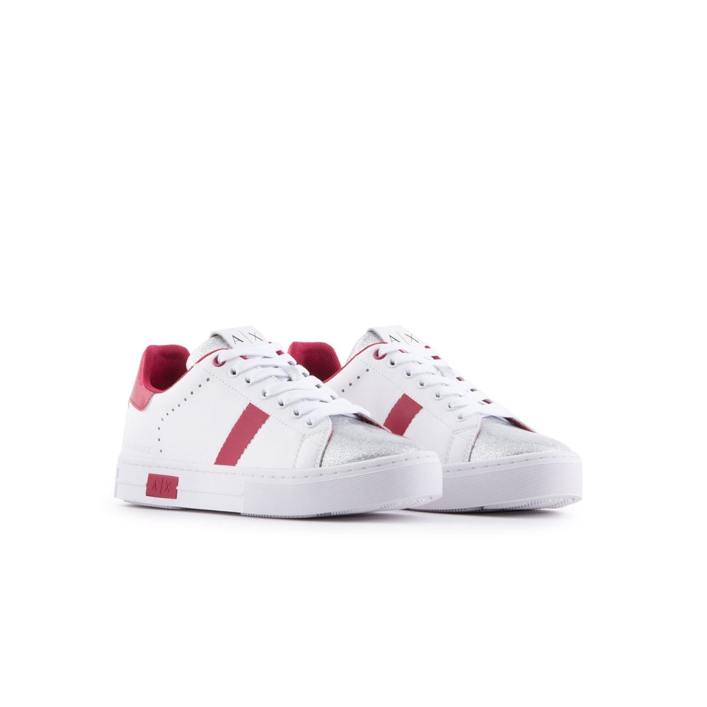 Tenisky Armani Exchange White red 6585678 Trainers - 2