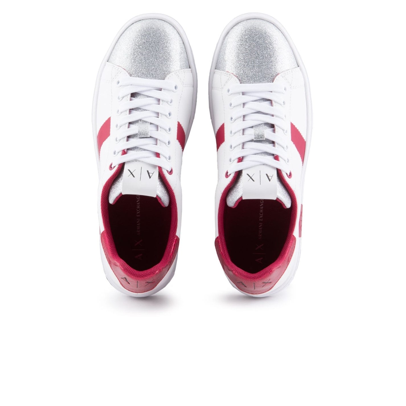 Tenisky Armani Exchange White red 6585678 Trainers - 4
