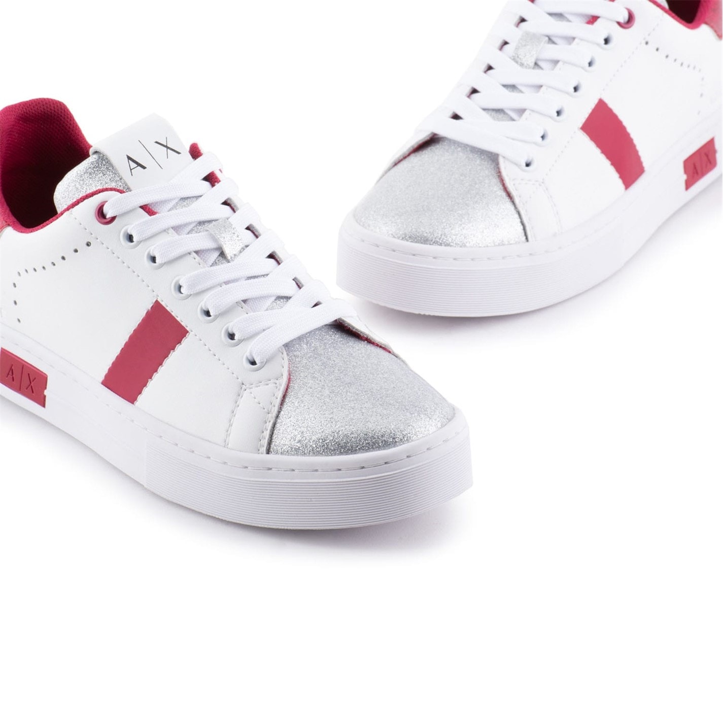 Tenisky Armani Exchange White red 6585678 Trainers - 6