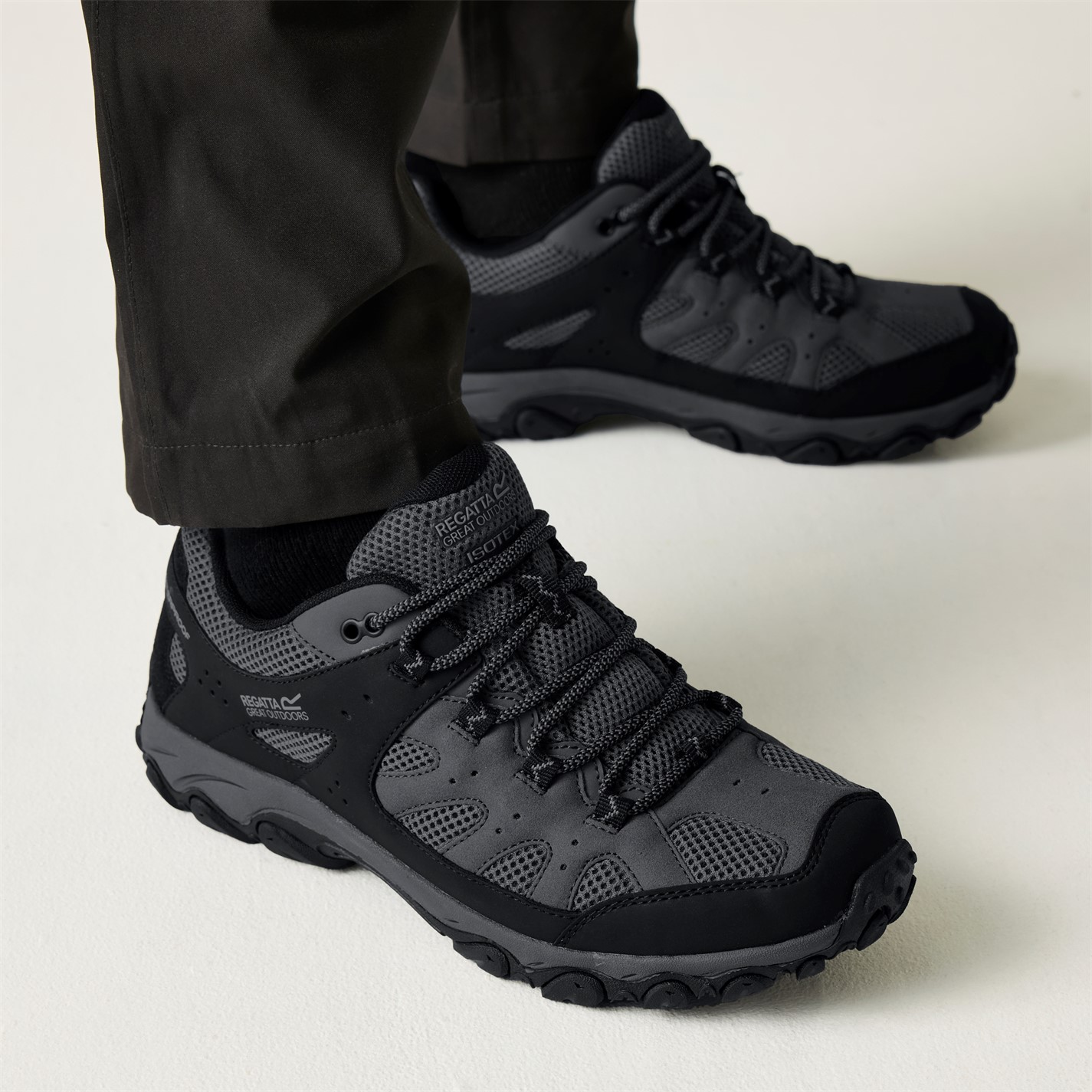 Nohavice Regatta Grnt 5614078 Mens Edgepoint IV Low Waterproof Walking Shoes - 2